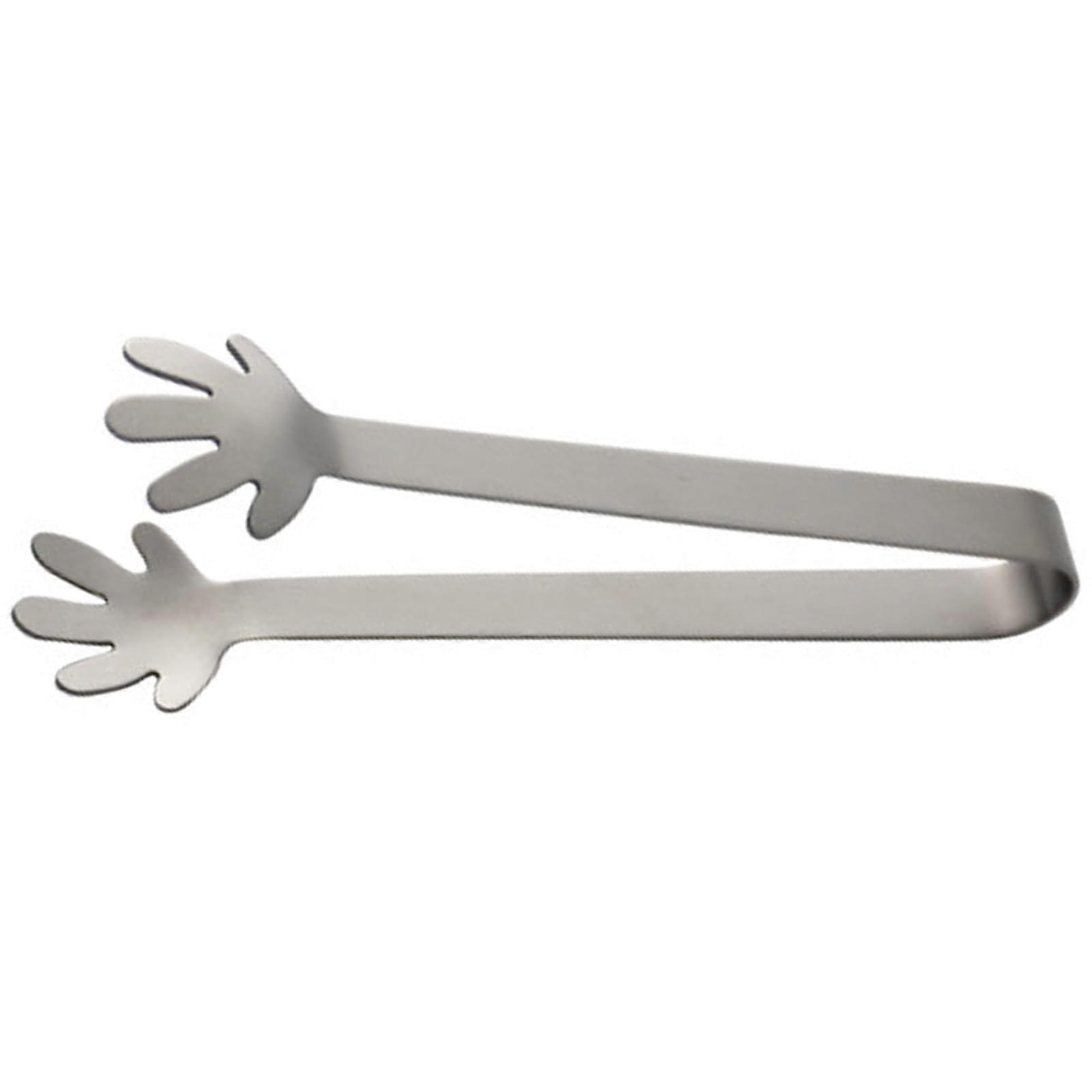Ice Cubes Tongs Stainless Steel Ice Tongs For Kitchen Buffet Serving Rustproof Dessert Utensils