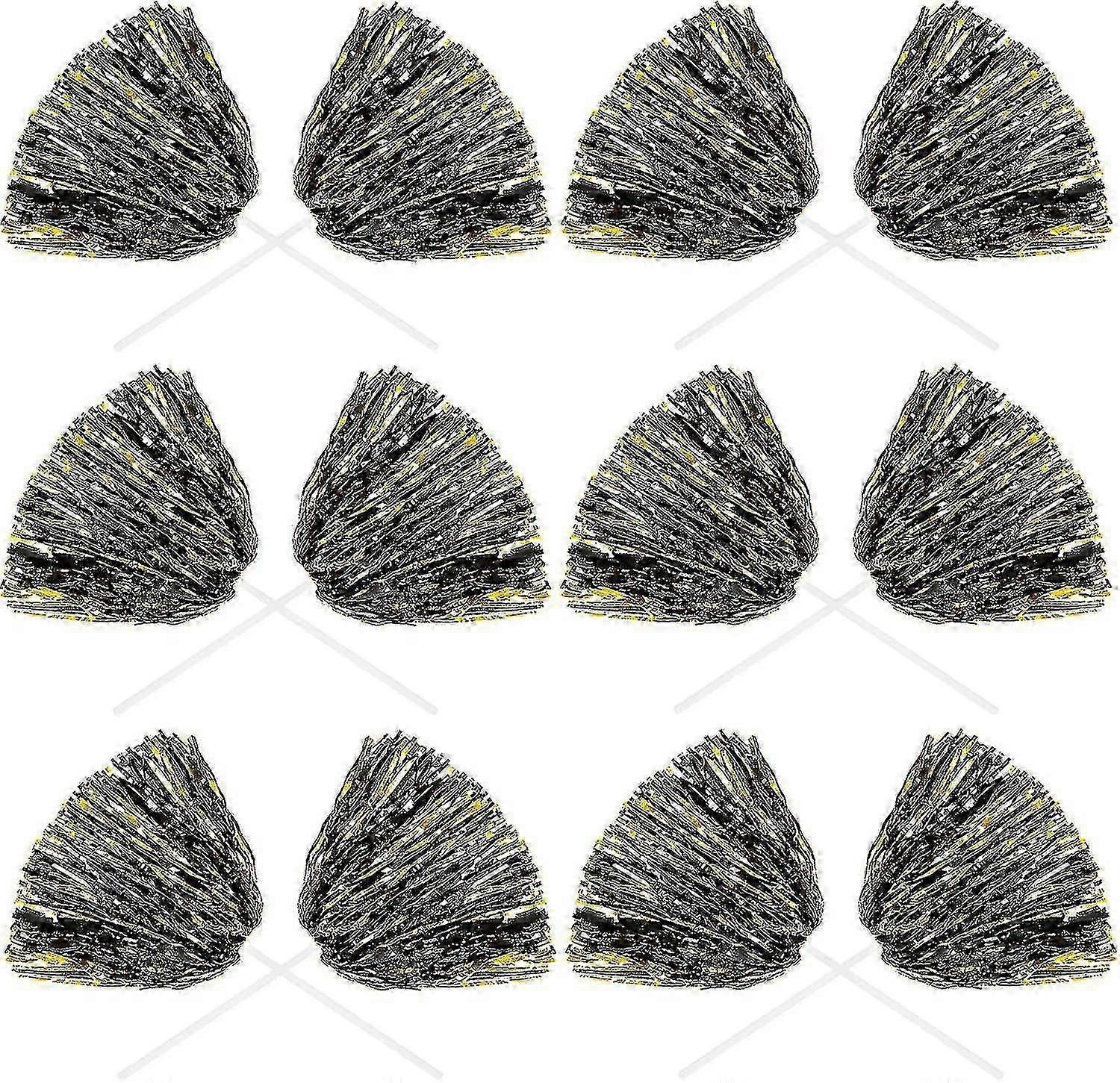 Pacote com 24 pompons metálicos de 12 polegadas para líderes de torcida com bastão para líderes de torcida