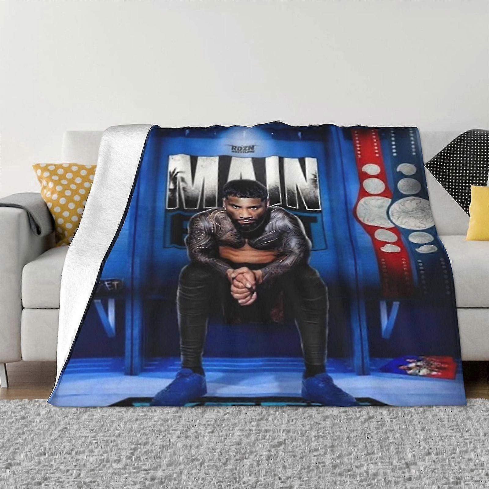 Blanket Various sizes of world wrestling entertainment blankets, ultra soft flannel, comfortable sleep, lightweight travel, bedding xpxnsjc1942