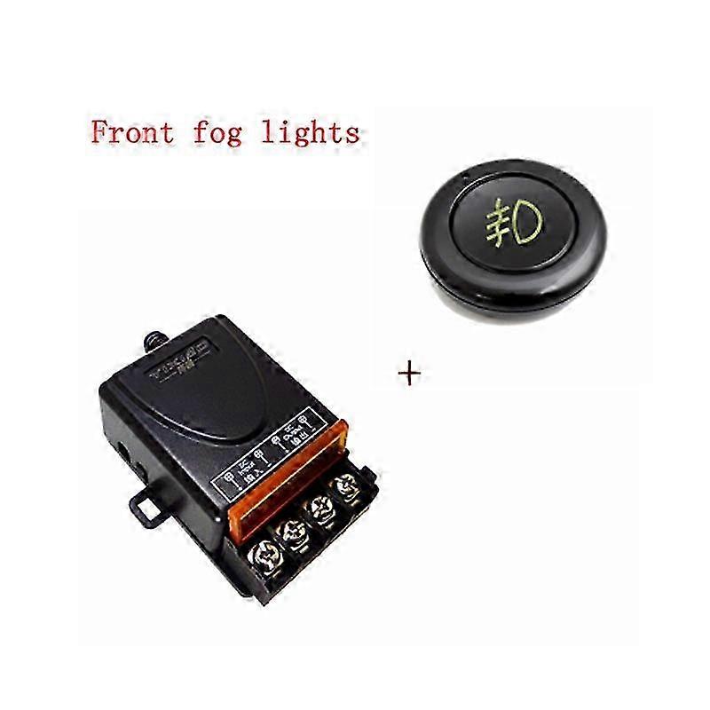 1PC DC 12V 30A A-pillar light Front Fog Lights Headlight LED 4 Channel Switch Wireless Remote Control Switch For Automotive 25-26s
