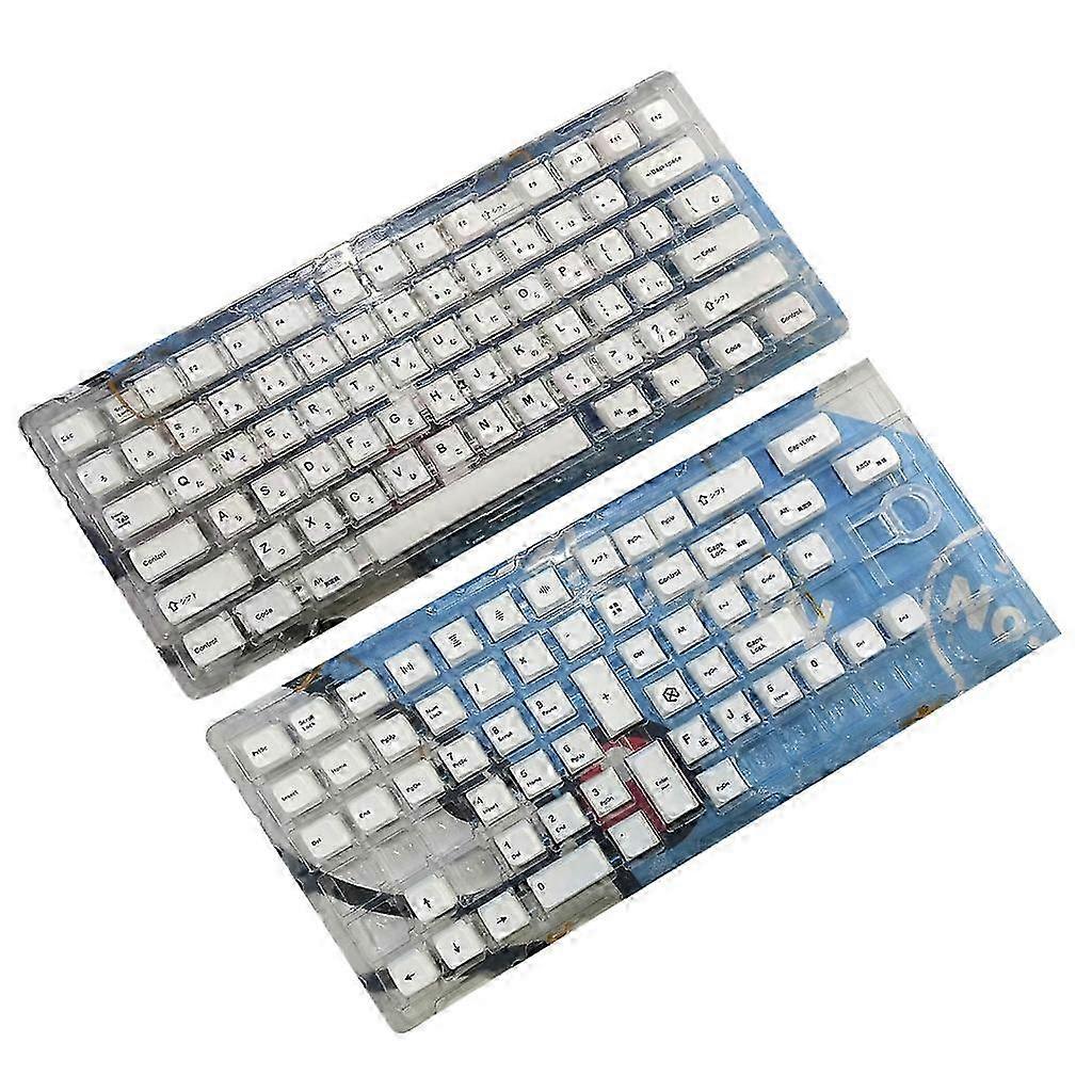 XDA Height Keycaps Thick PBT for 135Keys Keyboards Minimalist White Keycap (New Model)