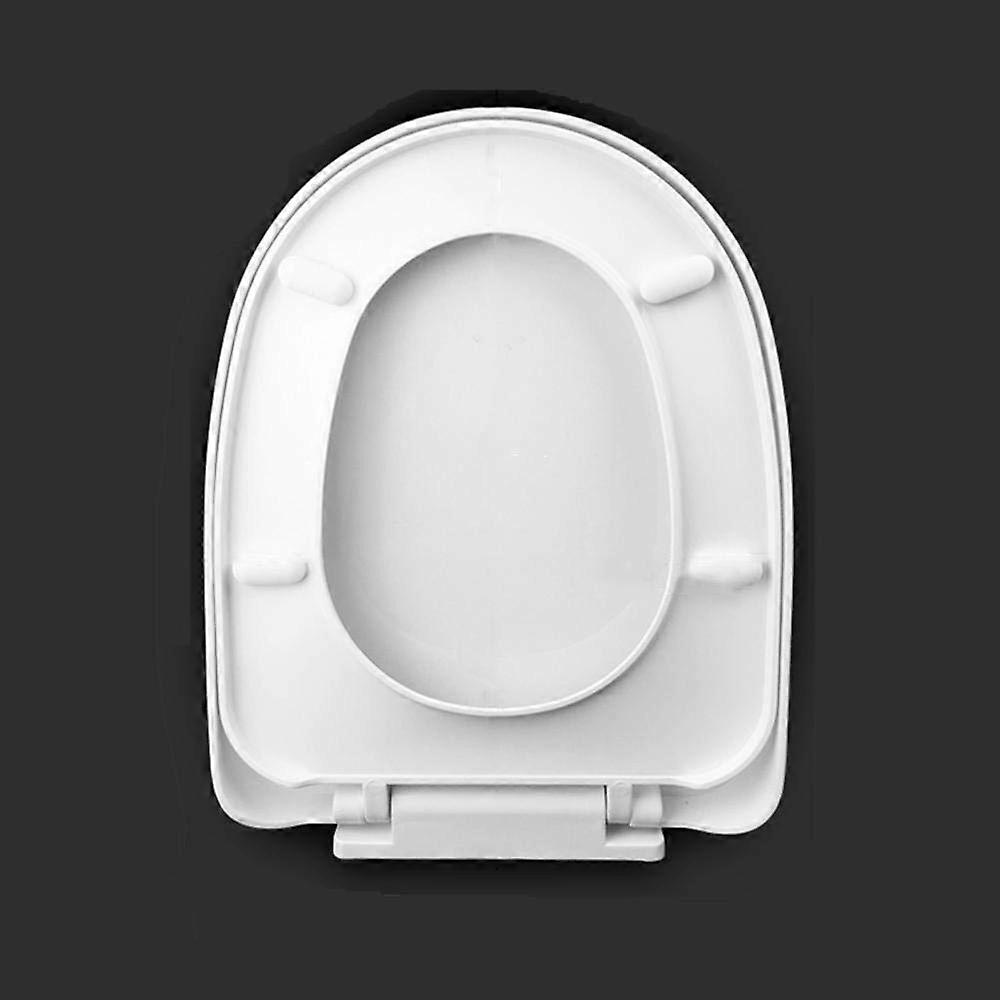 Toilet Seat Slow Soft Close Quick Release Hinges Adjustable  And Bottom Fixings Antibacterial VRound Base