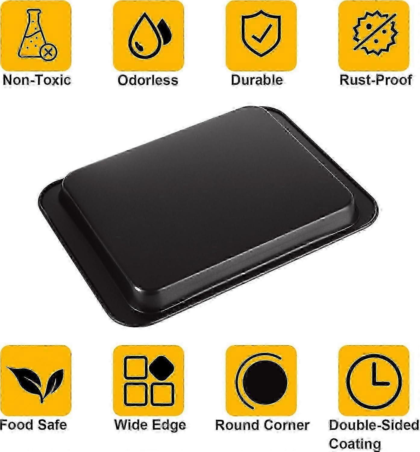 4 Pack Non Stick Baking Sheet for Baking Dish 7x9 New-Arrival