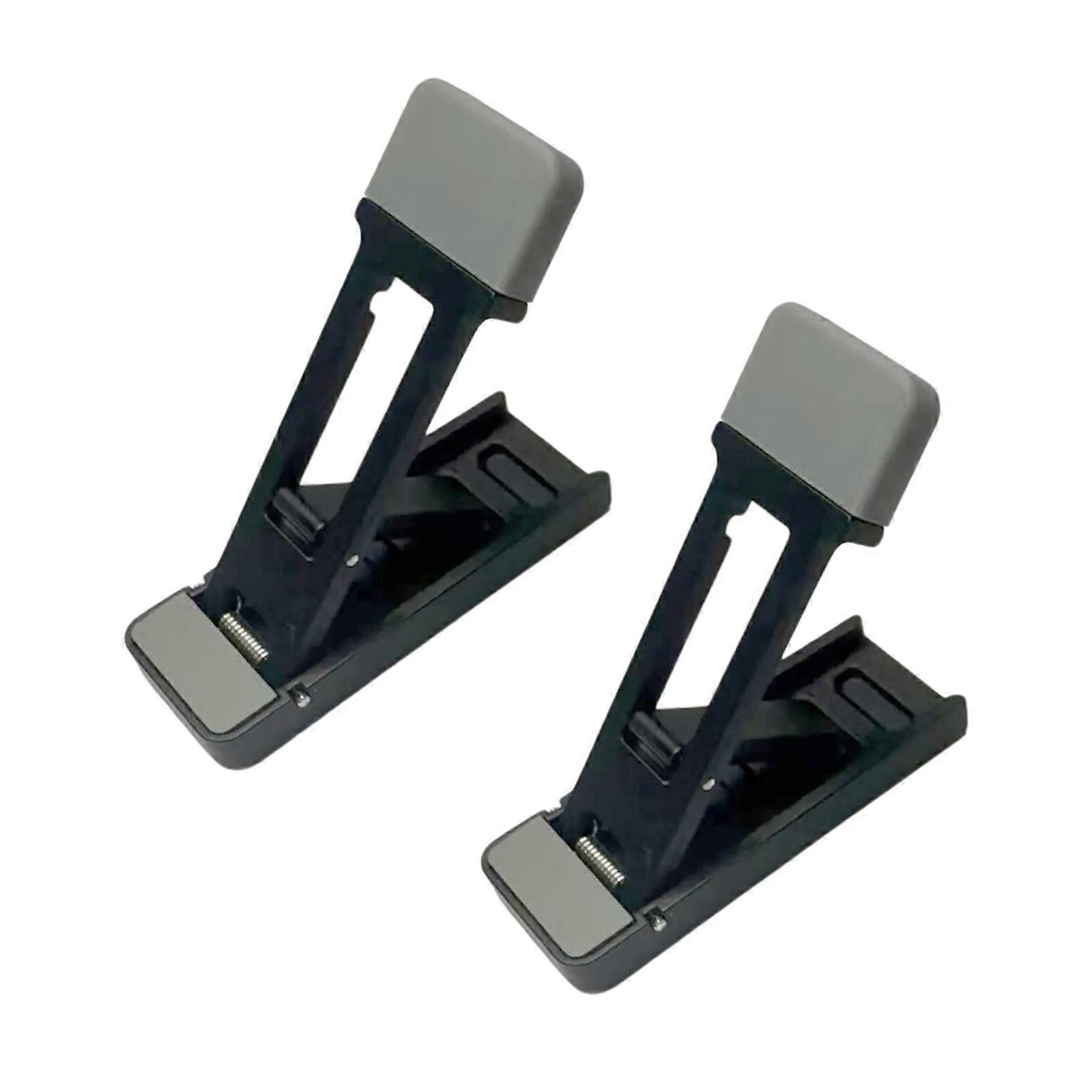 2Pcs Portable Laptop Stand Foldable Support Base Notebook Stand Bracket for Laptop Computer Cooling Bracket Support  Black