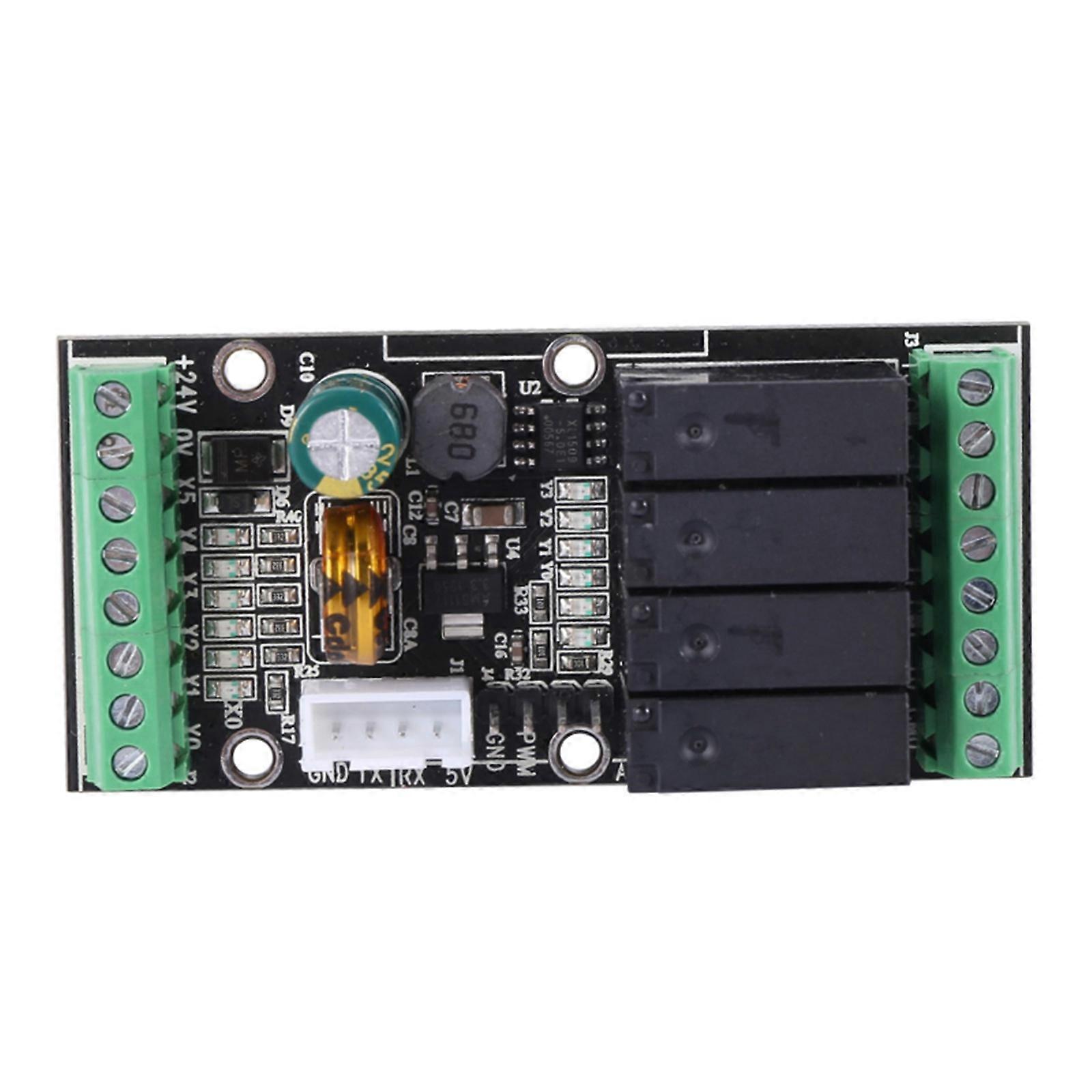 PLC Programmable Controller Board FX2N-10MR Relays Module Supports Analog Inputs Lightweight and Easy to Utilize Multicolor