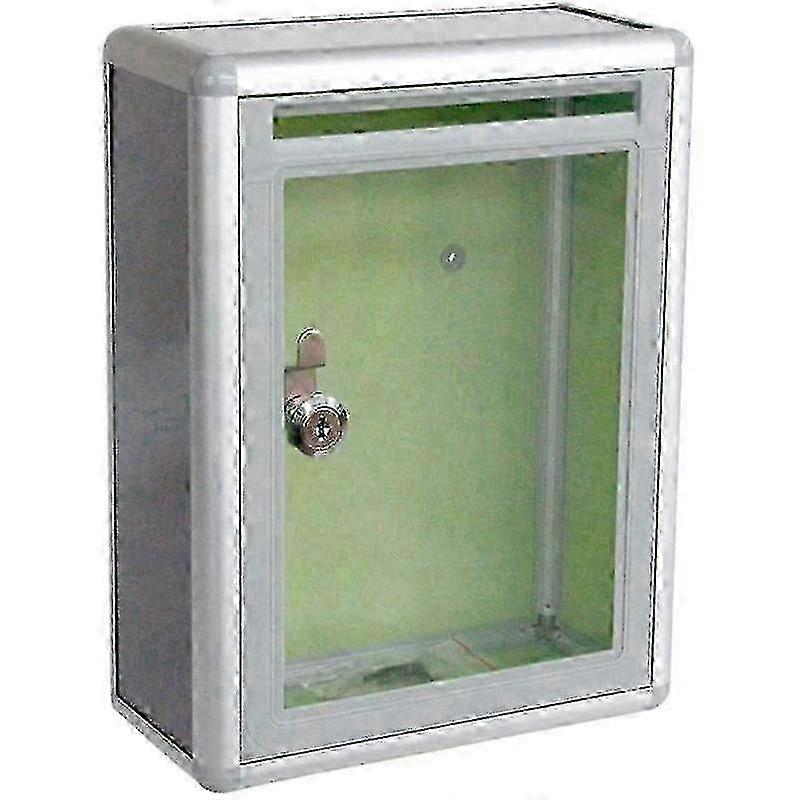 Proposal Box with Lock and Key - Small Metal Lockable Wall Mountable Proposal Box for Home Office -  Model