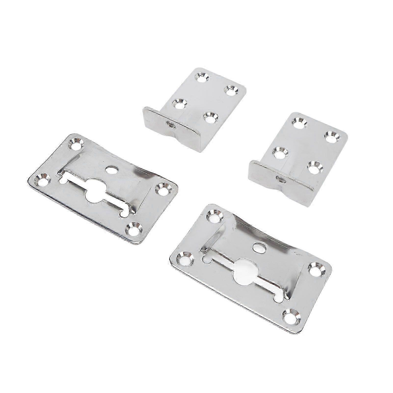 Removable Stainless Steel Caravan 1 Pair Desktop Removable Table Bracket Replacement for RV Yacht Ship