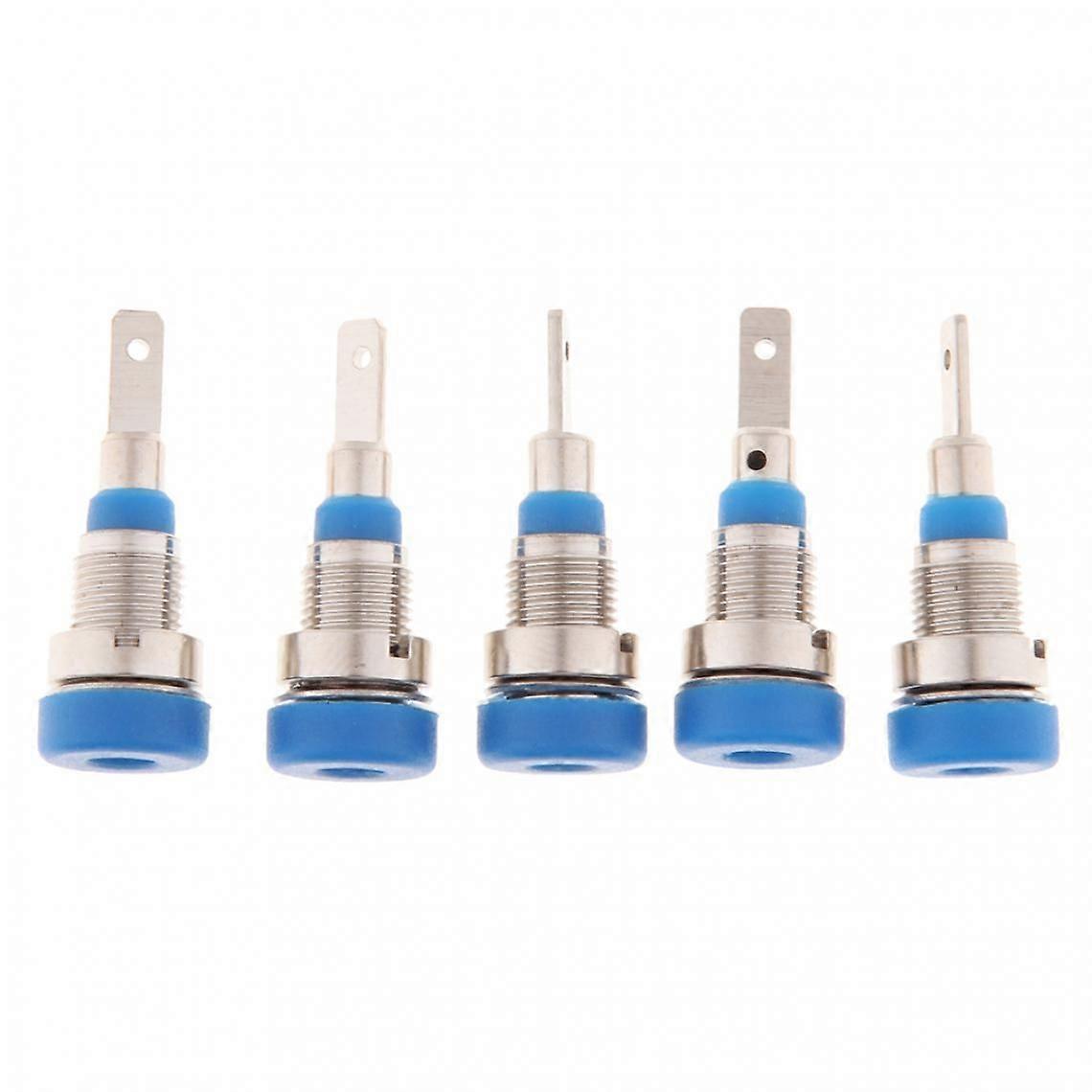 5pieces 2mm Banana Jack Binding Nut for Multimeter Banana Socket red