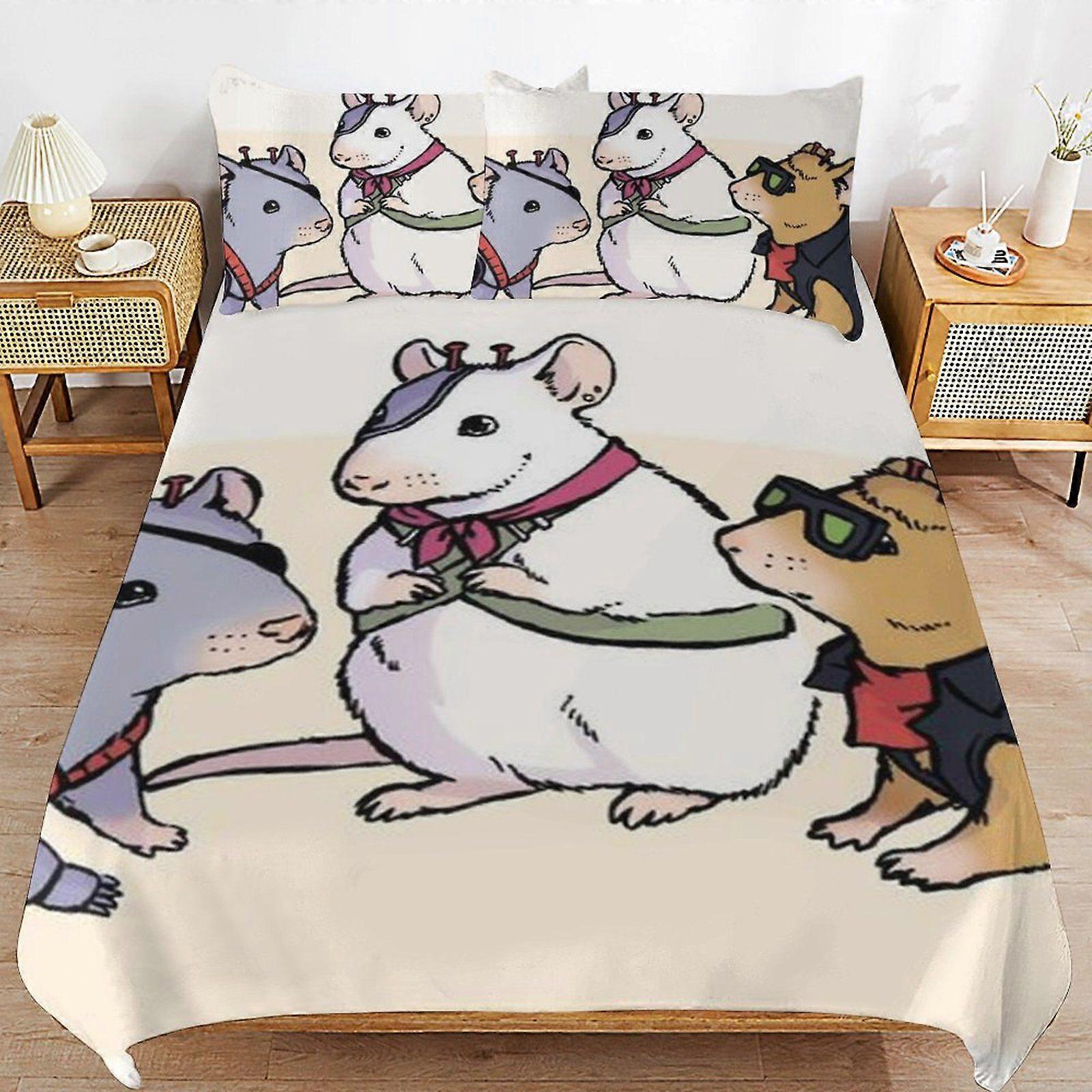 o430 Biker Mice from Mars Premium Fabric Design Soft Feel Easy Zipper Closure Durable Duvet Cover Sets for Restful Nights d430