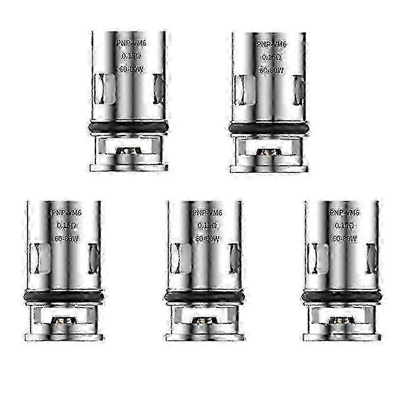 Pnp Evaporator Replacement Coil Vm6 0.15ohm Pnp Coil For Drag X/drag Max /argus Pro /argus X /argus Gt 5pcs