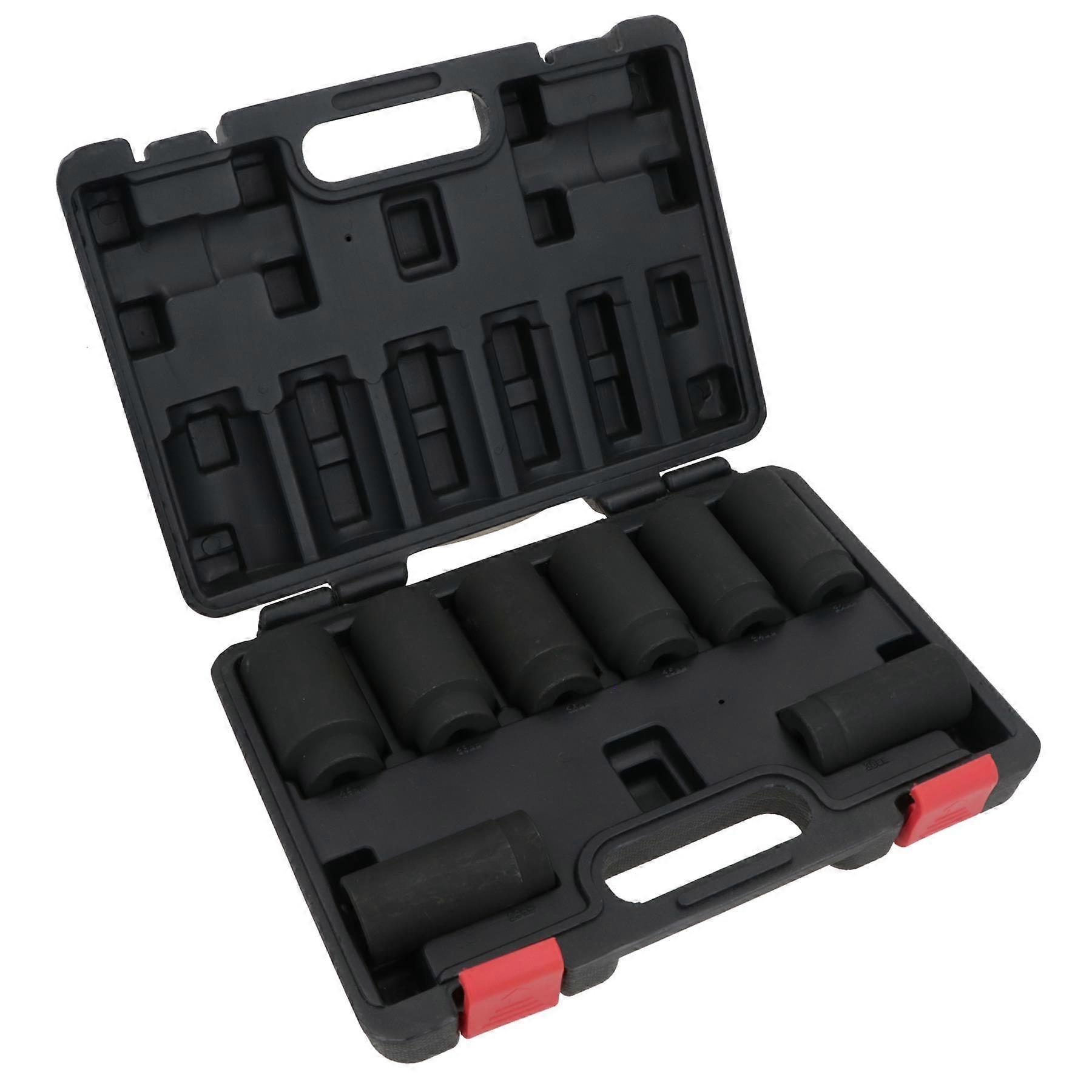 1/2" Drive Lug Wheel Nuts Nut Impact Sockets Metric Sizes 29mm - 39mm 8pc Set