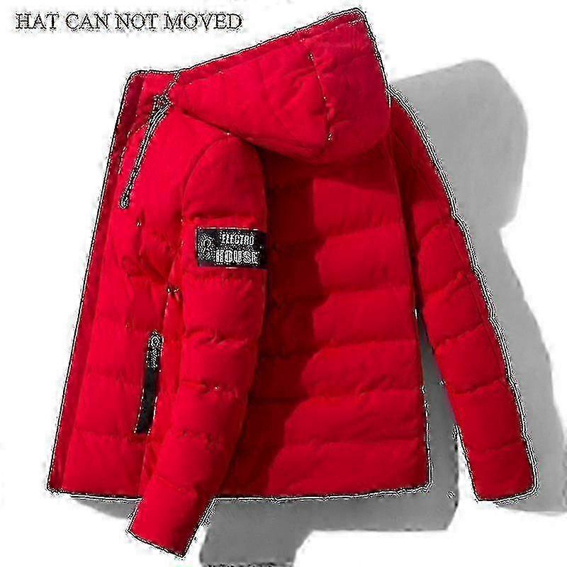 Men Winter Jacket Hooded Warm Coat