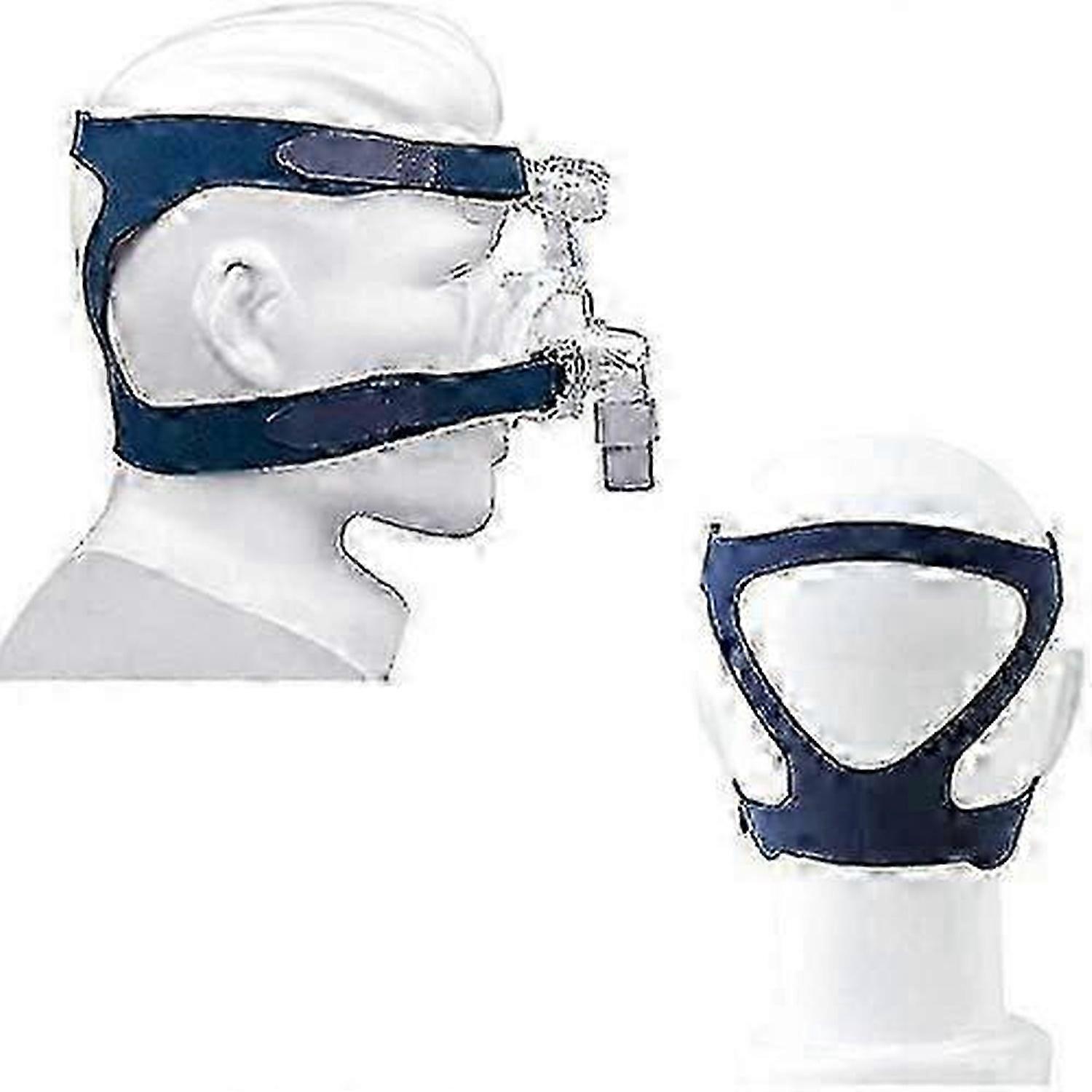 Adjustable CPAP headgear for ventilator - Universal replacement headband