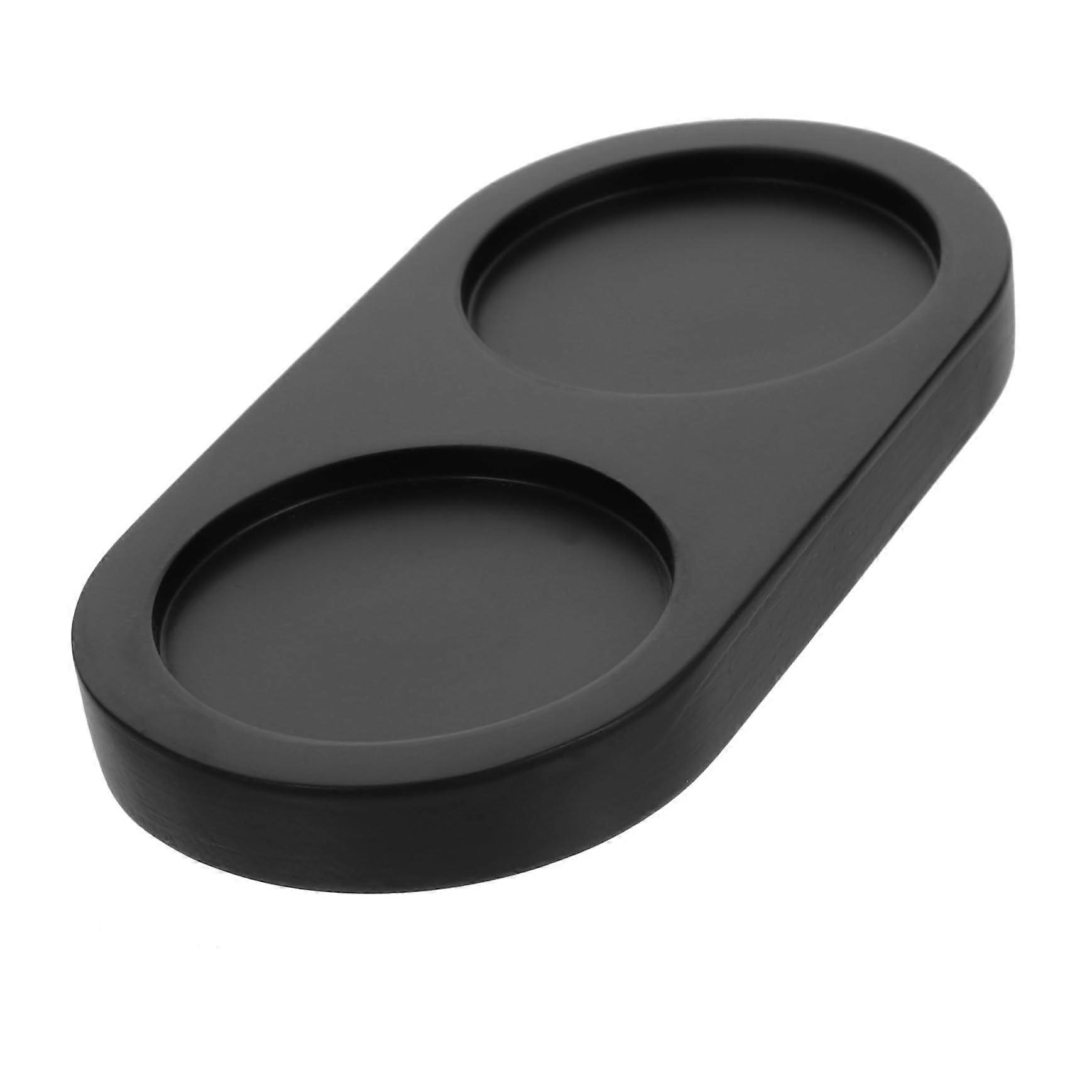 Wooden Pepper Tray For Bottles And Shakers Salt And Pepper Grinder Rest Dining Table Protector Condiment Holder