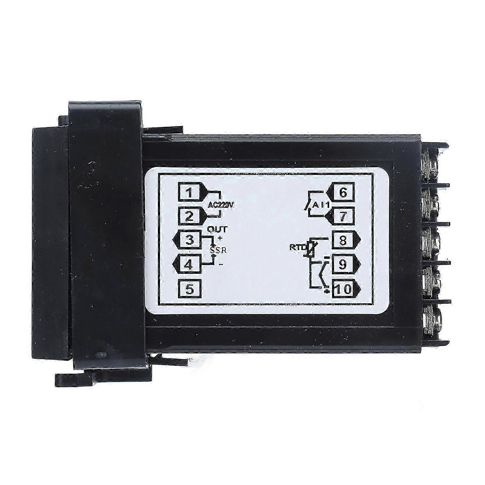 AC220V SSR Digital Adjustable Intelligent Thermostat Temperature Controller with Buckle Fixing 2025