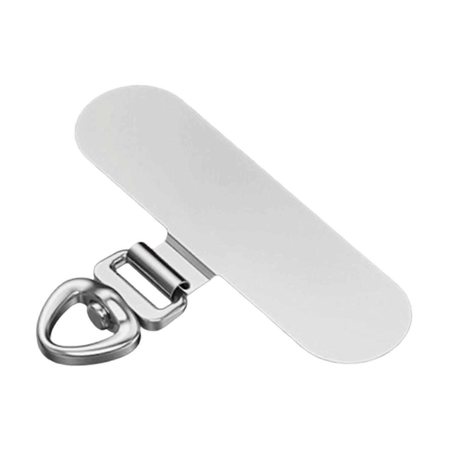 Against Loss Smartphone Belt Whirler Smooth Turn Untarnished Mounting Plate With Scratch Barrier Layer Twist Complimentary Thin Travel Plan  silver