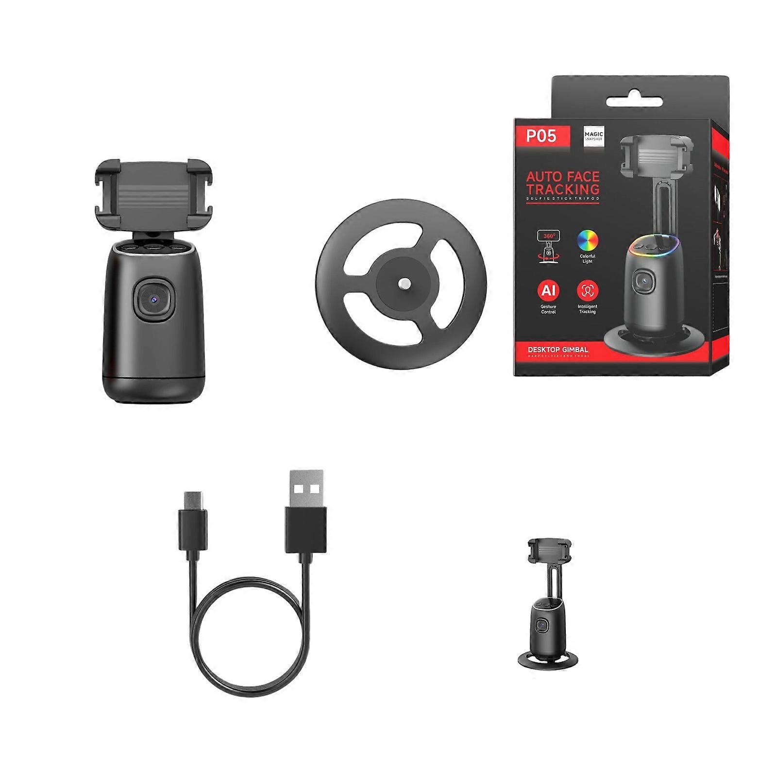 INTELLIGENCE Camera Auto Follow Phone Mount For Vertical Horizontal Firing And Streaming Accessories Multicolor