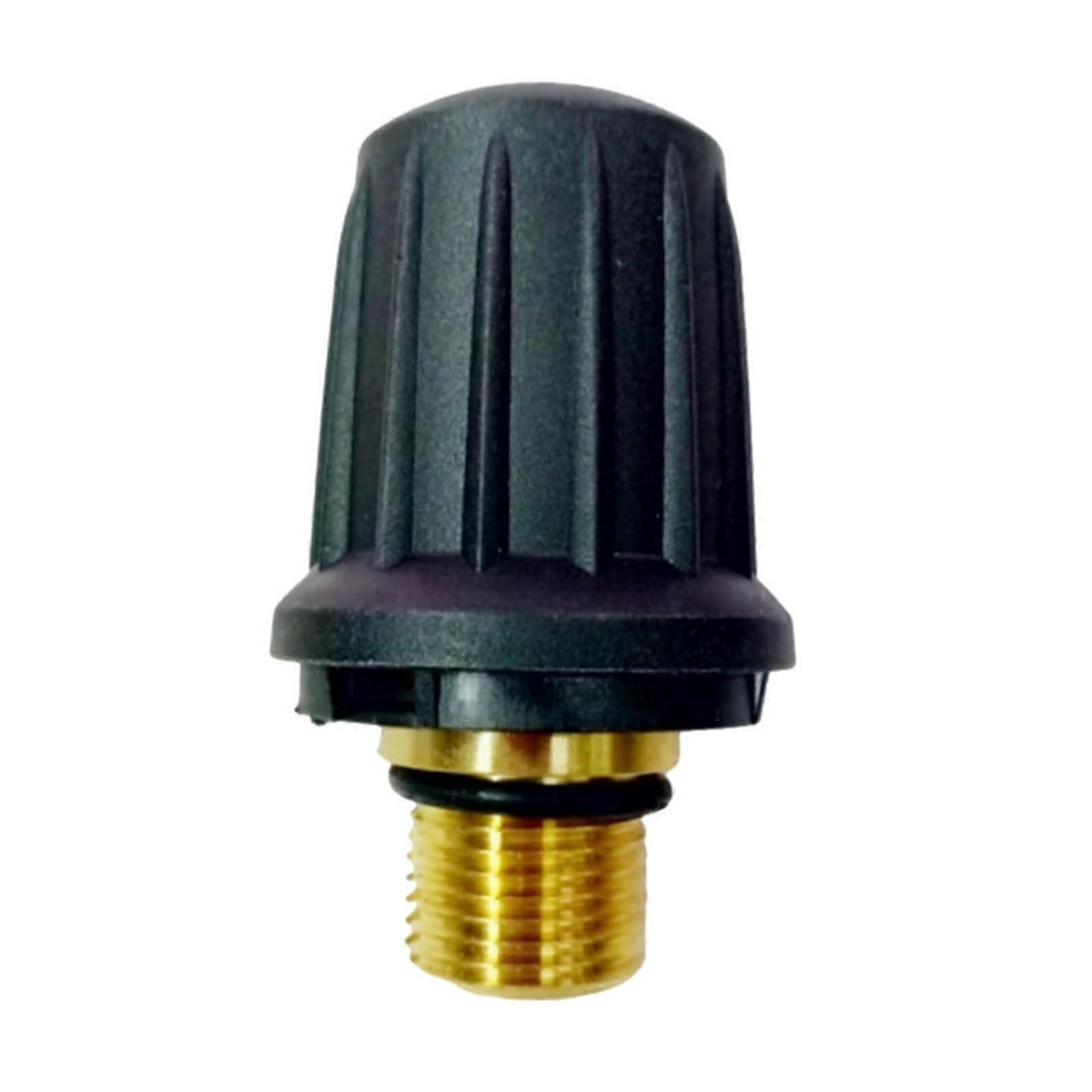 Cleaner Safety Valve Cap with Black ORing, Easy Install Replacement Part (1pc)