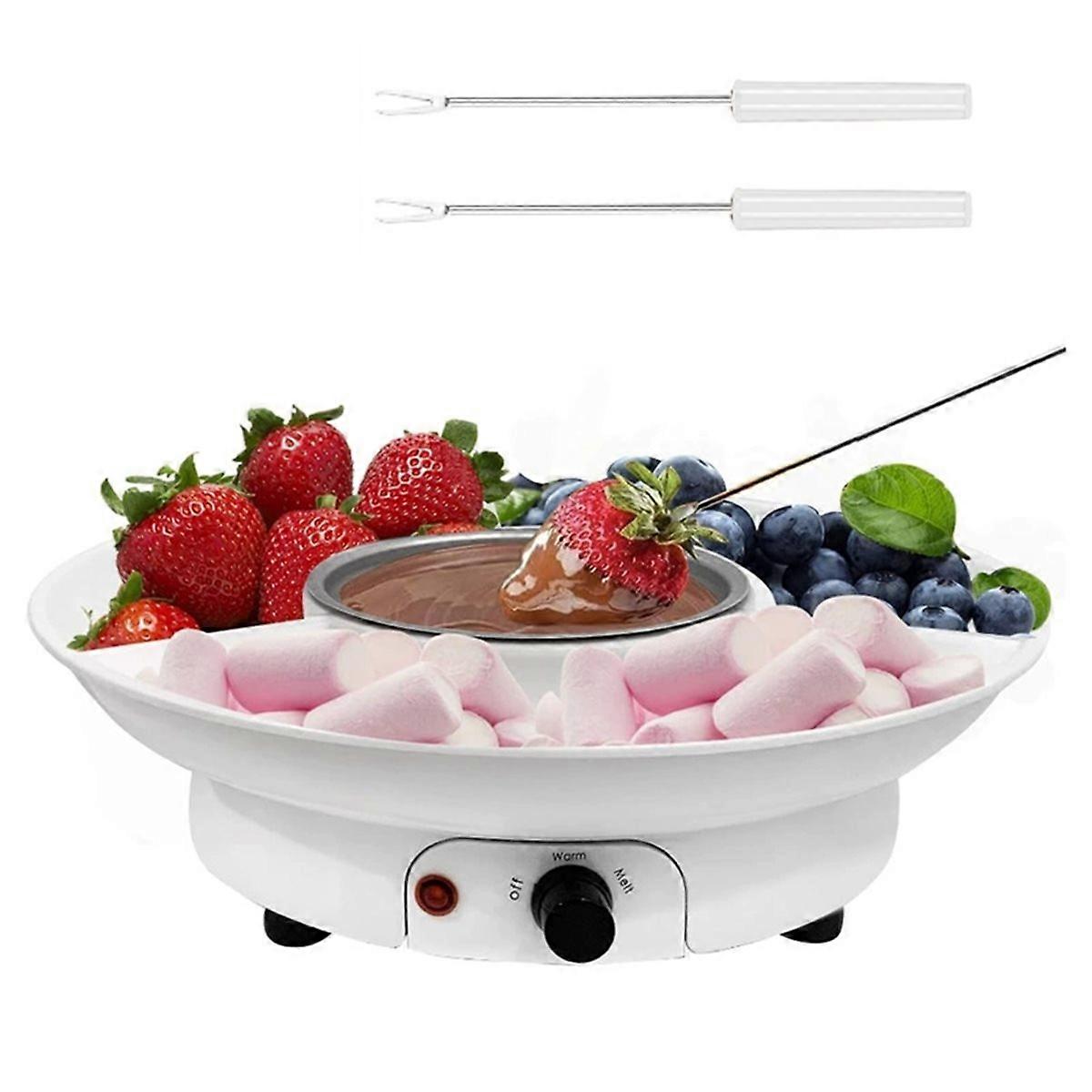 MINI Electric Chocolate Melting Pot Melting Fondue Set Warmer Machine for ,Cheese,Butter,Candy(Coffe