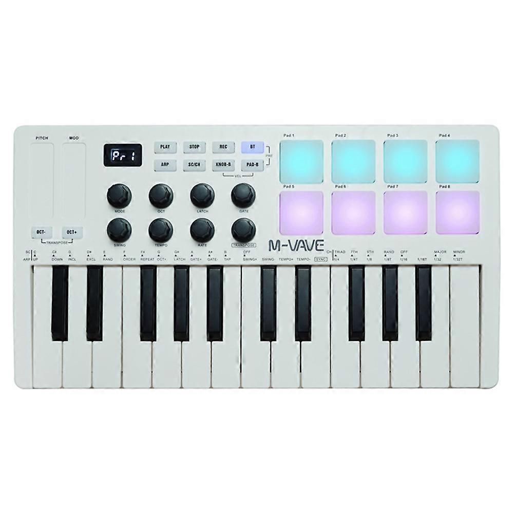 M-Vave Midi Keyboard Midi Controller Portable Arranger Keyboard Rgb Pad Mini USB Midi Controller Keyboard