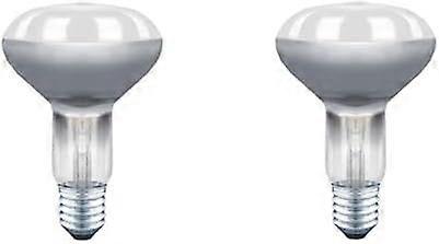 Kohdevalopolttimot, R80, 240V, 100W, E27 Edison-ruuvi, 2 kpl pakkaus