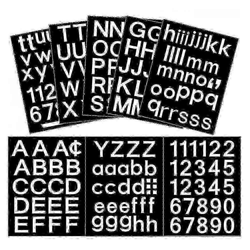 Adhesive Vinyl Letters Kit for Mailbox & Signs - Durable Address Numbers