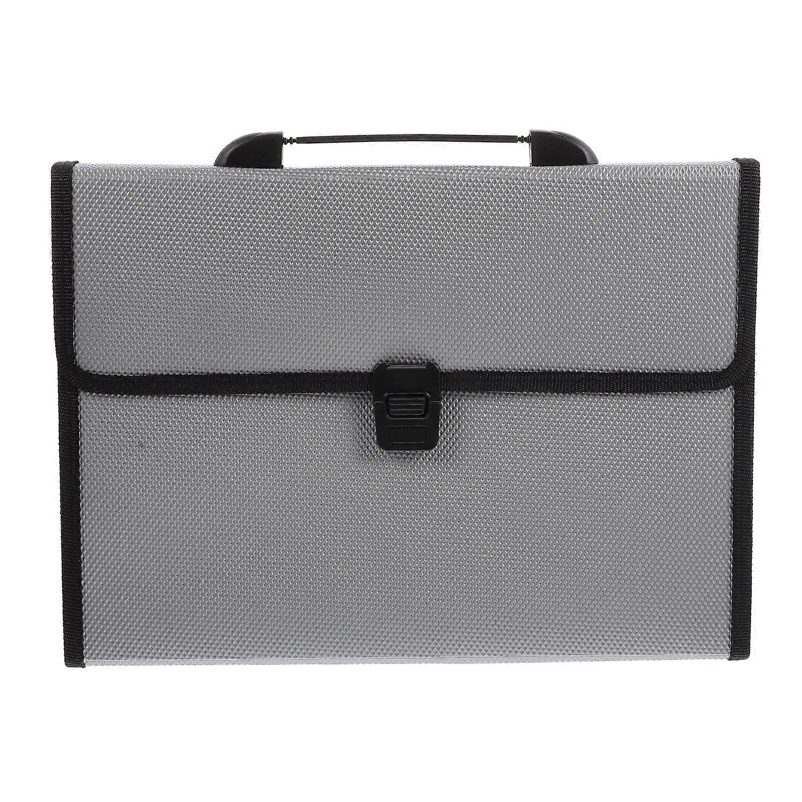 Expanding File Folder File Storage Bag Accordion File Folder Handheld File Organizer File Container