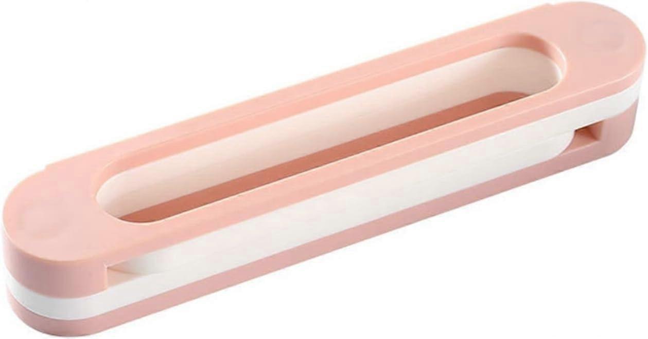 Shoe Rack Set of 2 Wall Mounted Stretchable Suction Cup Holders for Space Saving Storage (Light Green)