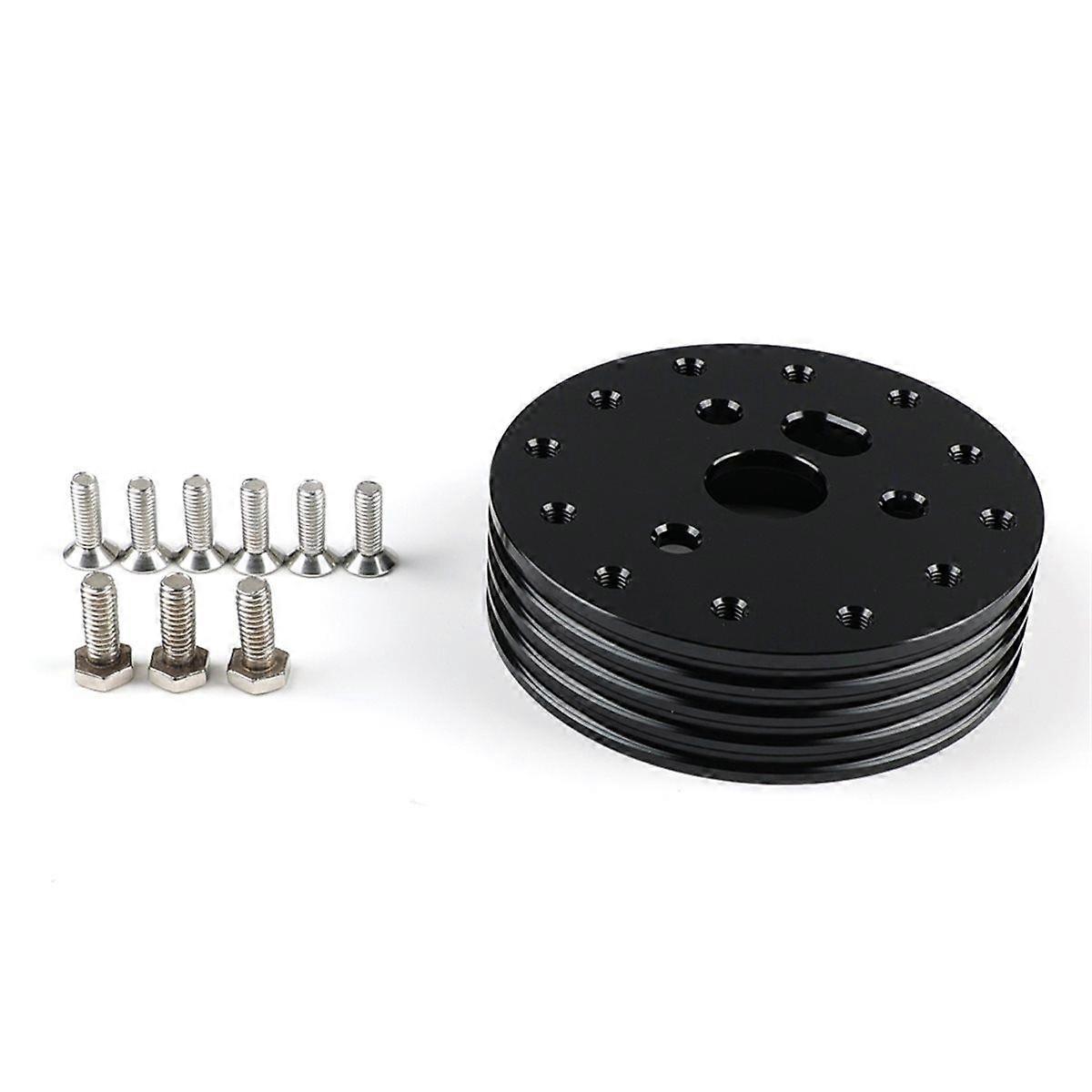 1inch Steering Wheel Hub Adapter Conversion Spacer, 6 Hole to 3 Hole Steering Wheel Adapter for Gra