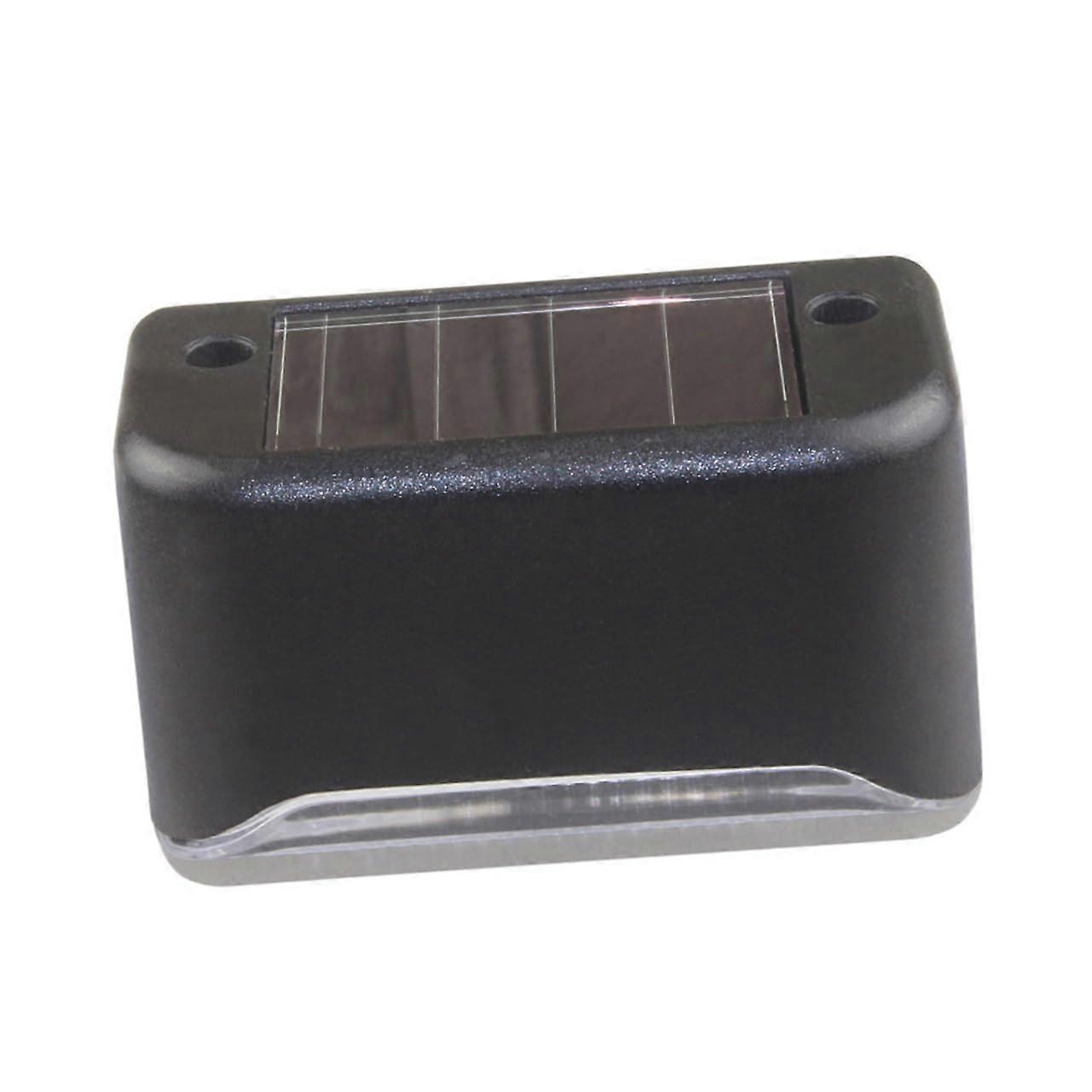 10Pcs Solar Step Lights Outdoor Waterproof LED Deck and Garden Pathway Lighting with Sensor