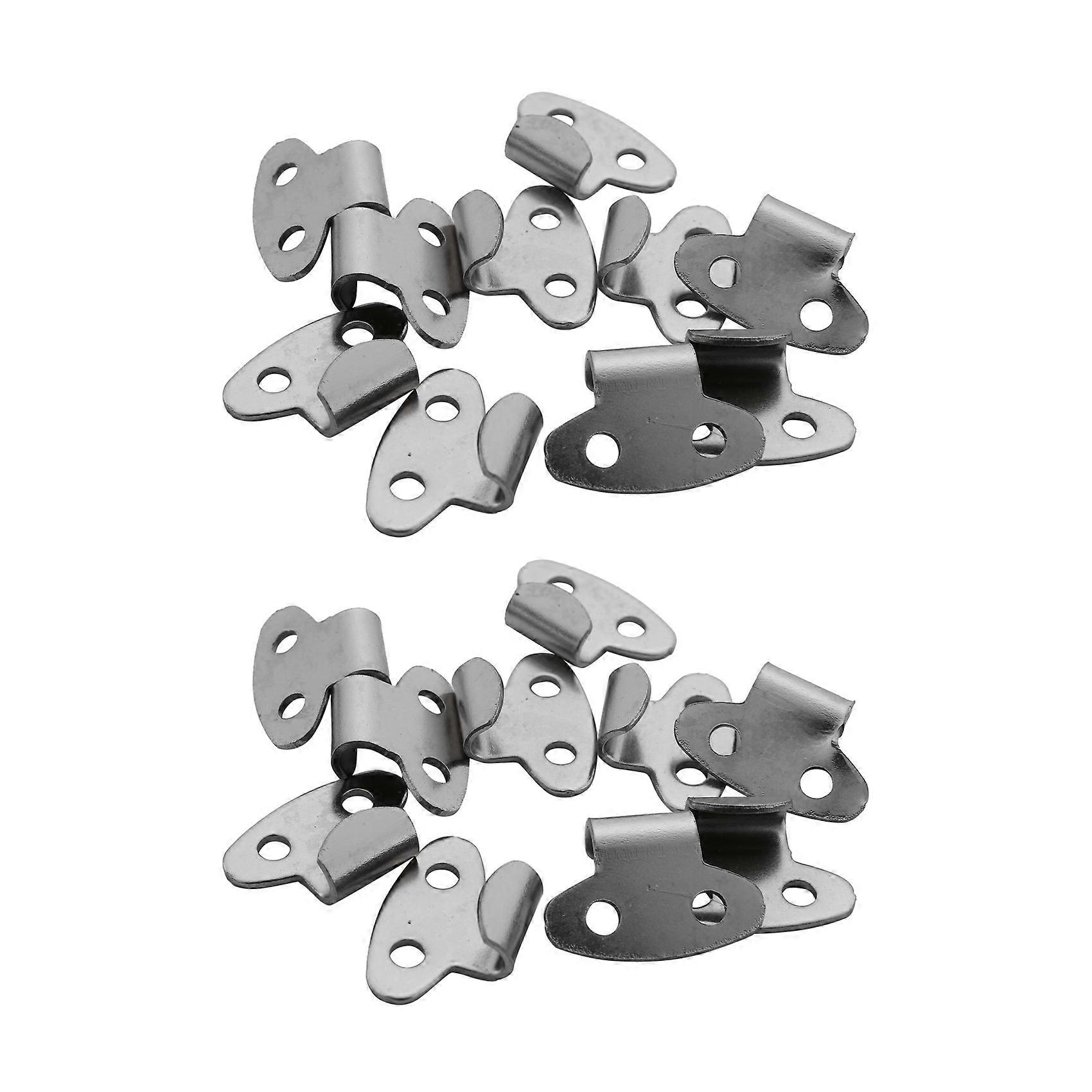 20Pcs Cabinet Spring Loaded Iron Straight Loop Toggle Latch 45mm Length
