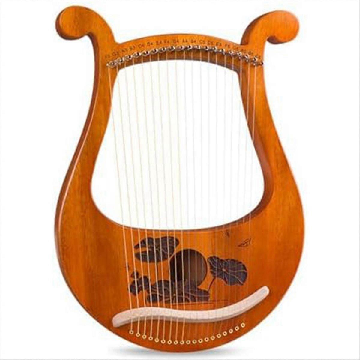Lyre Harp 19 String Beginners Harp,Portable 19-Tone Small Harp