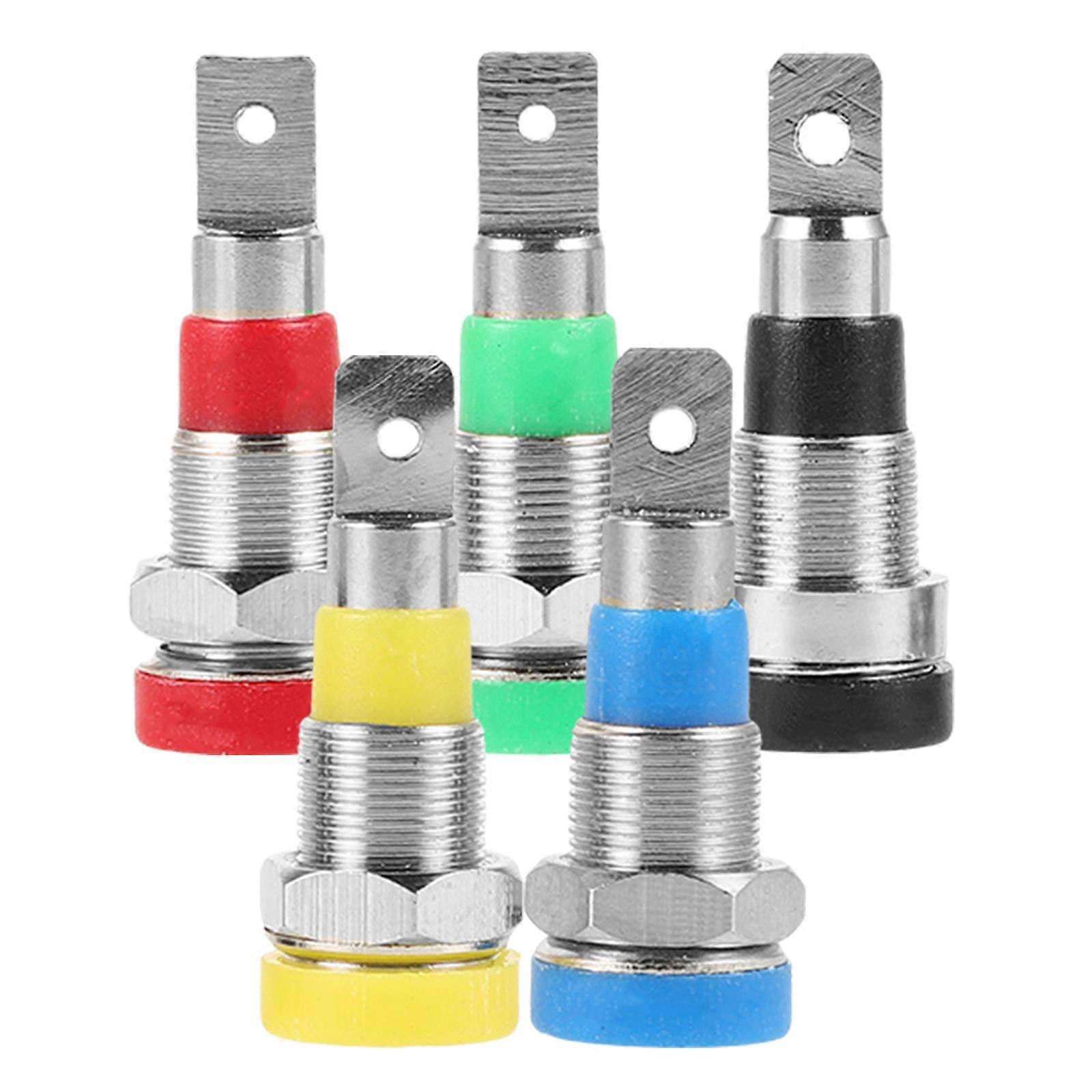 Speaker Cable Banana Plug Set 5Pcs Banana Shape Signal Transmission Connectors Designed For Audio Enthusiasts Professional Users