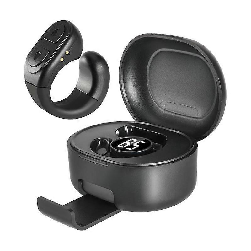 Upgrade Handsfree Scrolling Remote Control Ring for Tiktok Kindle App, Handsfree Reading Camera Shutter with Stand, Compatible with iOS &And