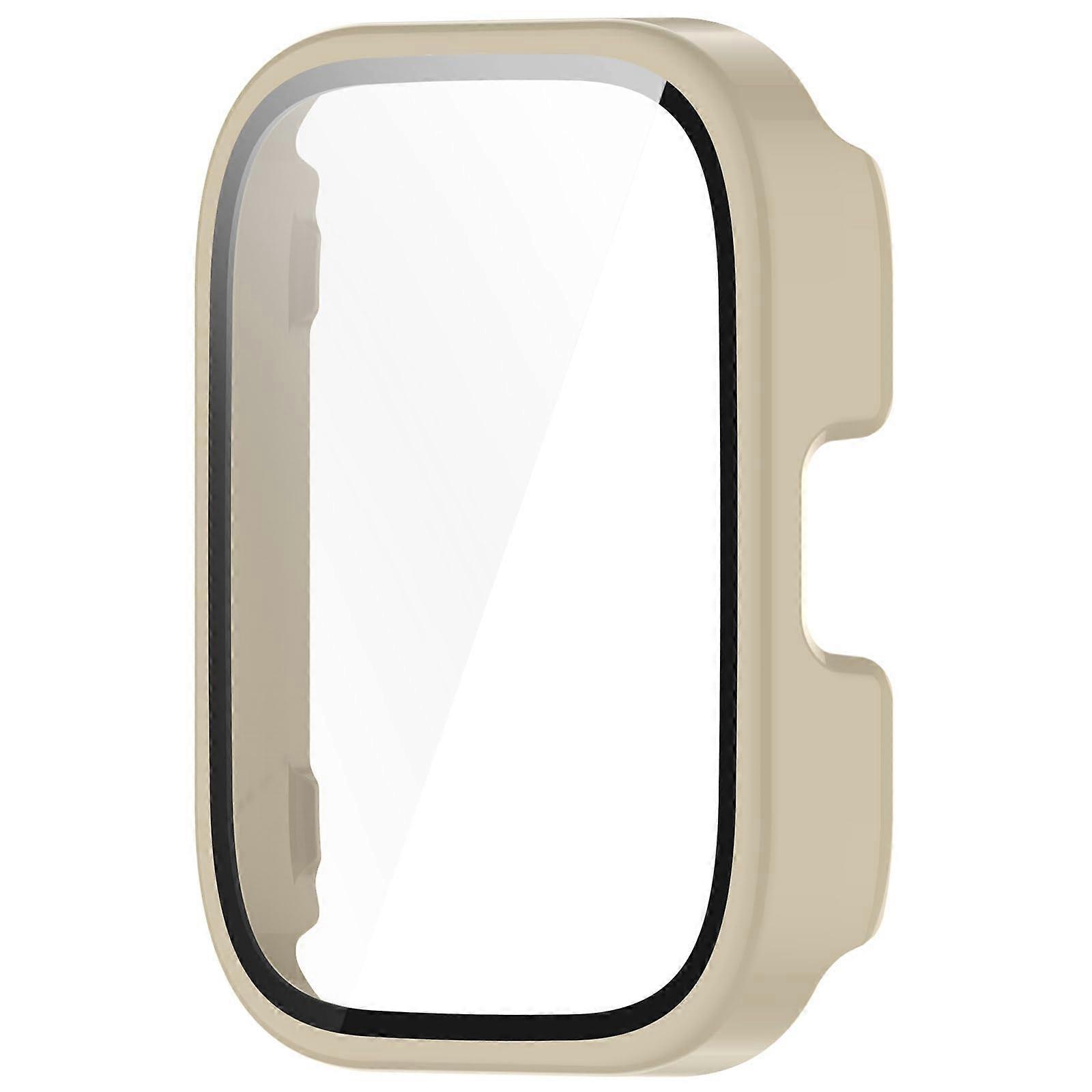 Smartwatch Screen Protector Case for Bip 5 A2324 Hard PC Bumper Full Coverage White