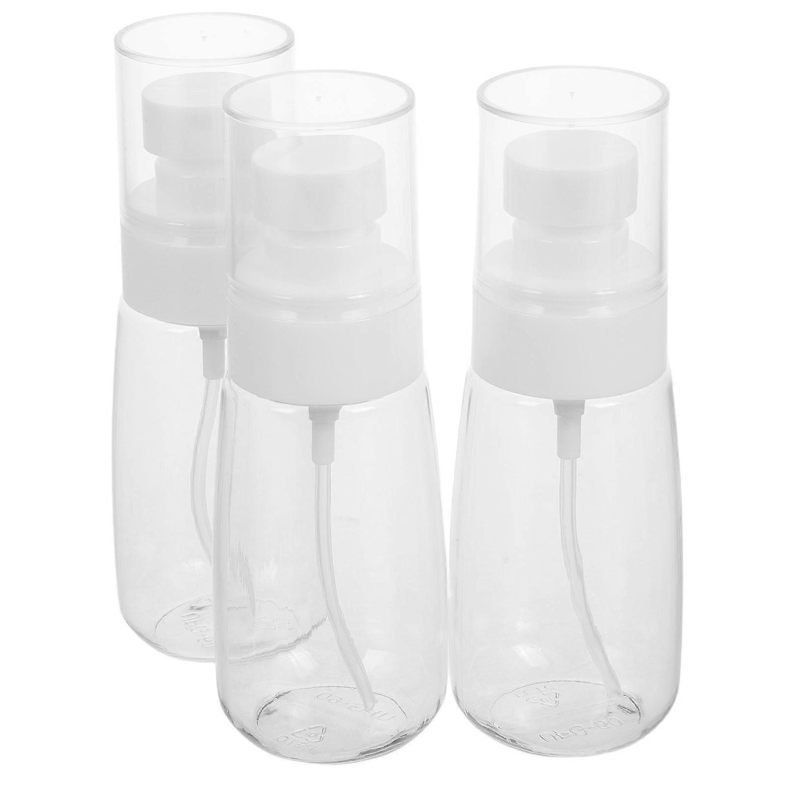 Transparent Travel Spray Bottle for Storage Refillable 3Pcs Fine Mist Spray