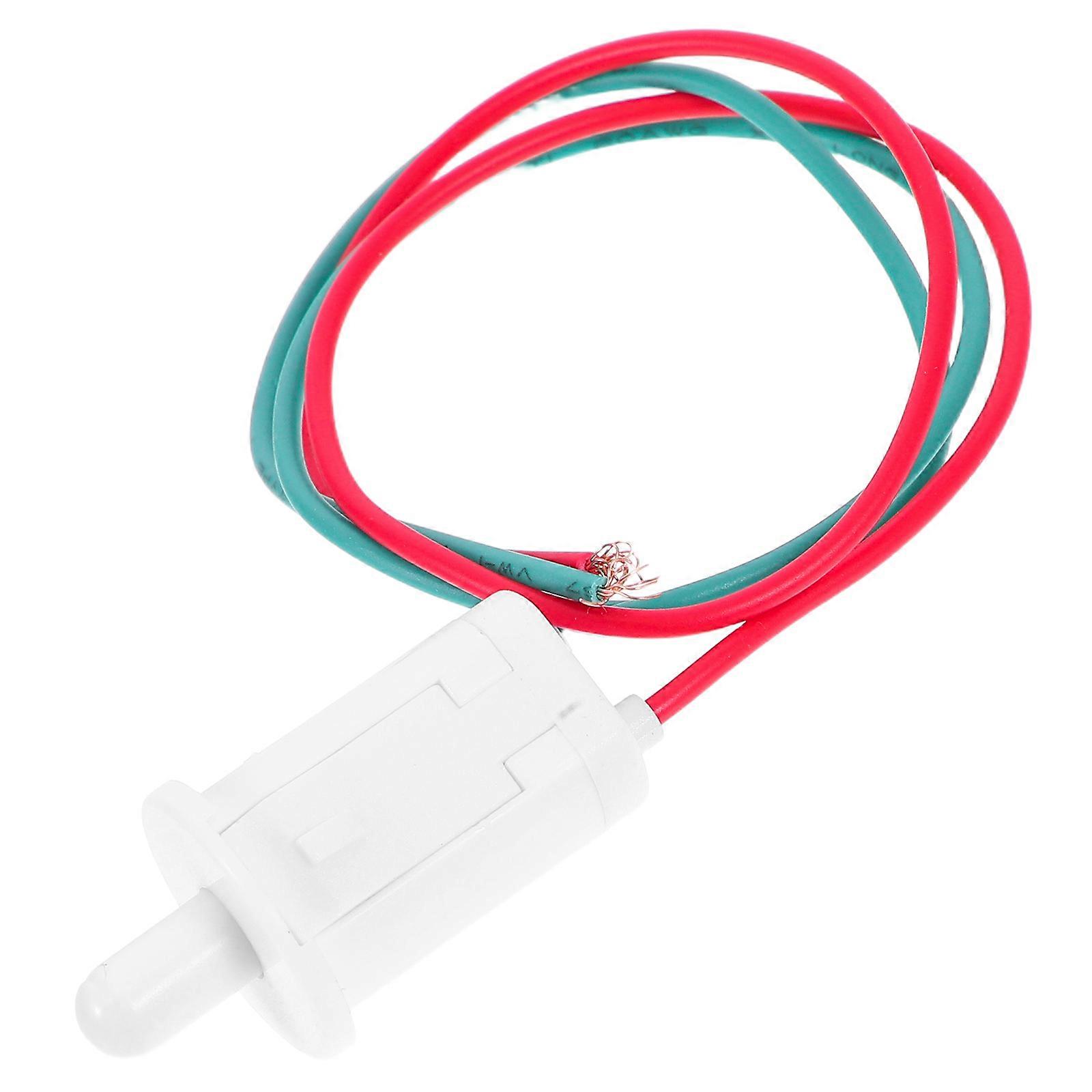 Door Switch Refrigerator Light Switch Plastic Replacement with Wire