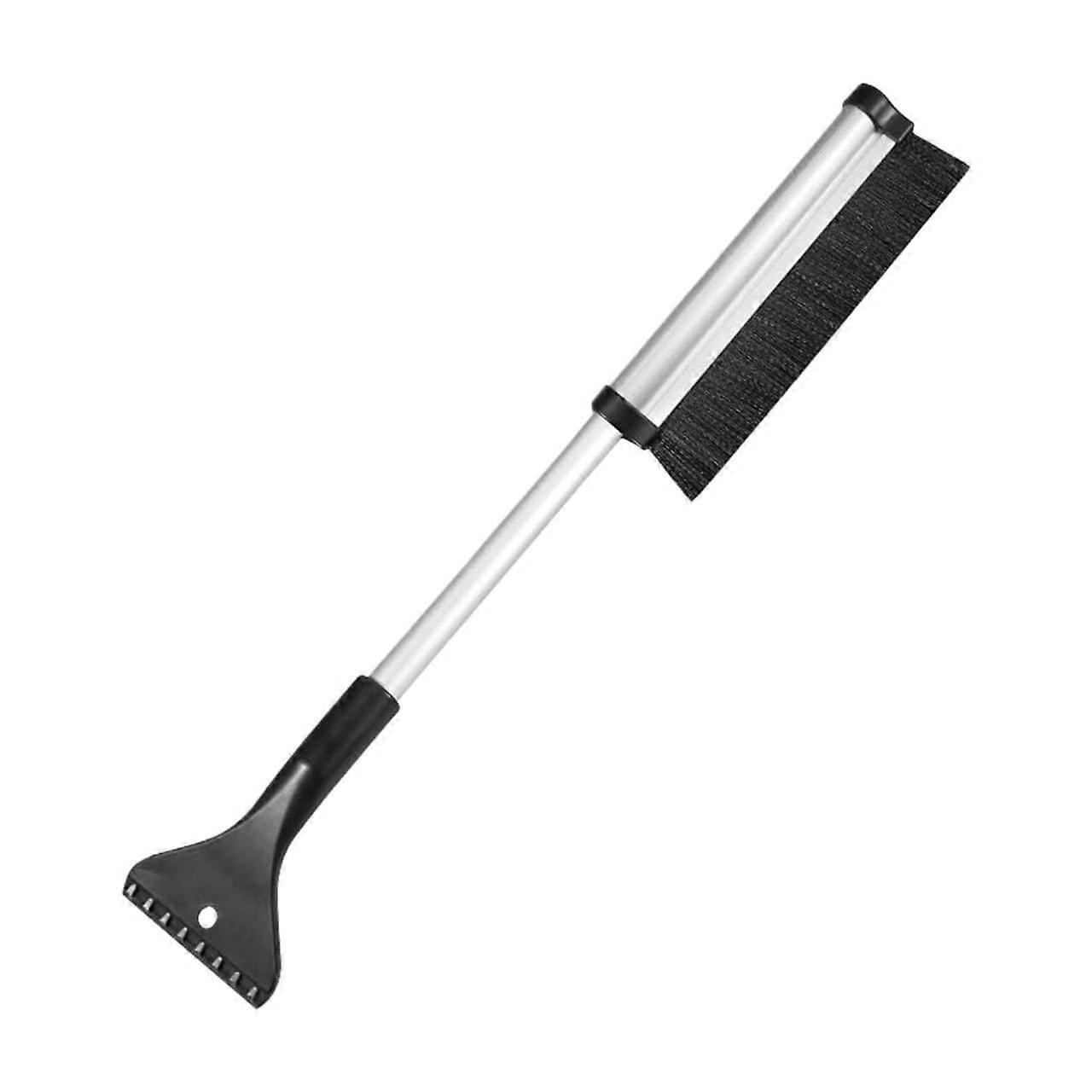 2in1 Extendable Car Snow Brush with Ice Scraper for Windshield Snow Removal on SUV and Truck