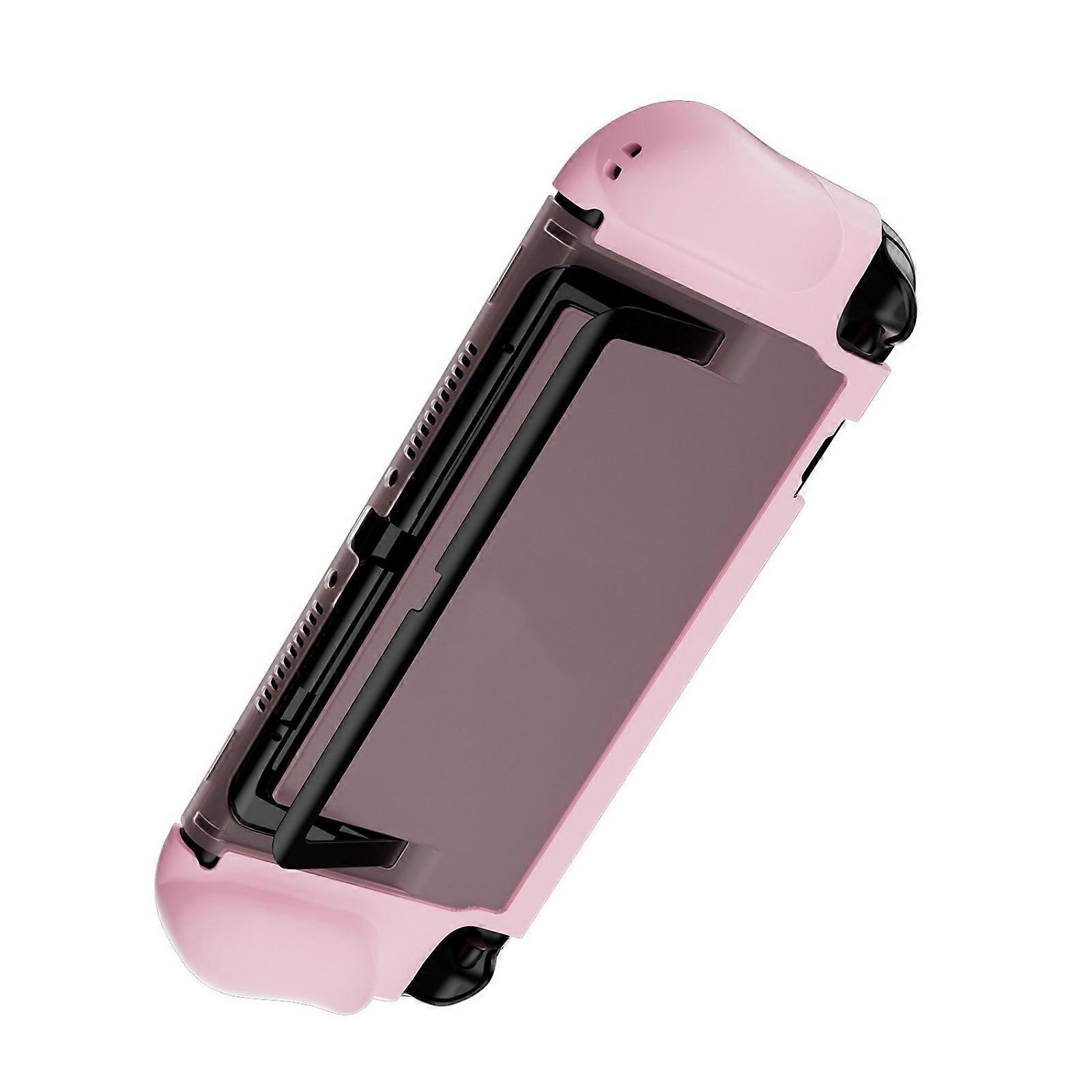 Dock Compatible Shockproof Not Scratch Obvious Hard PC Protective Case Ergonomic Grip Included for NS2 Use  Pink