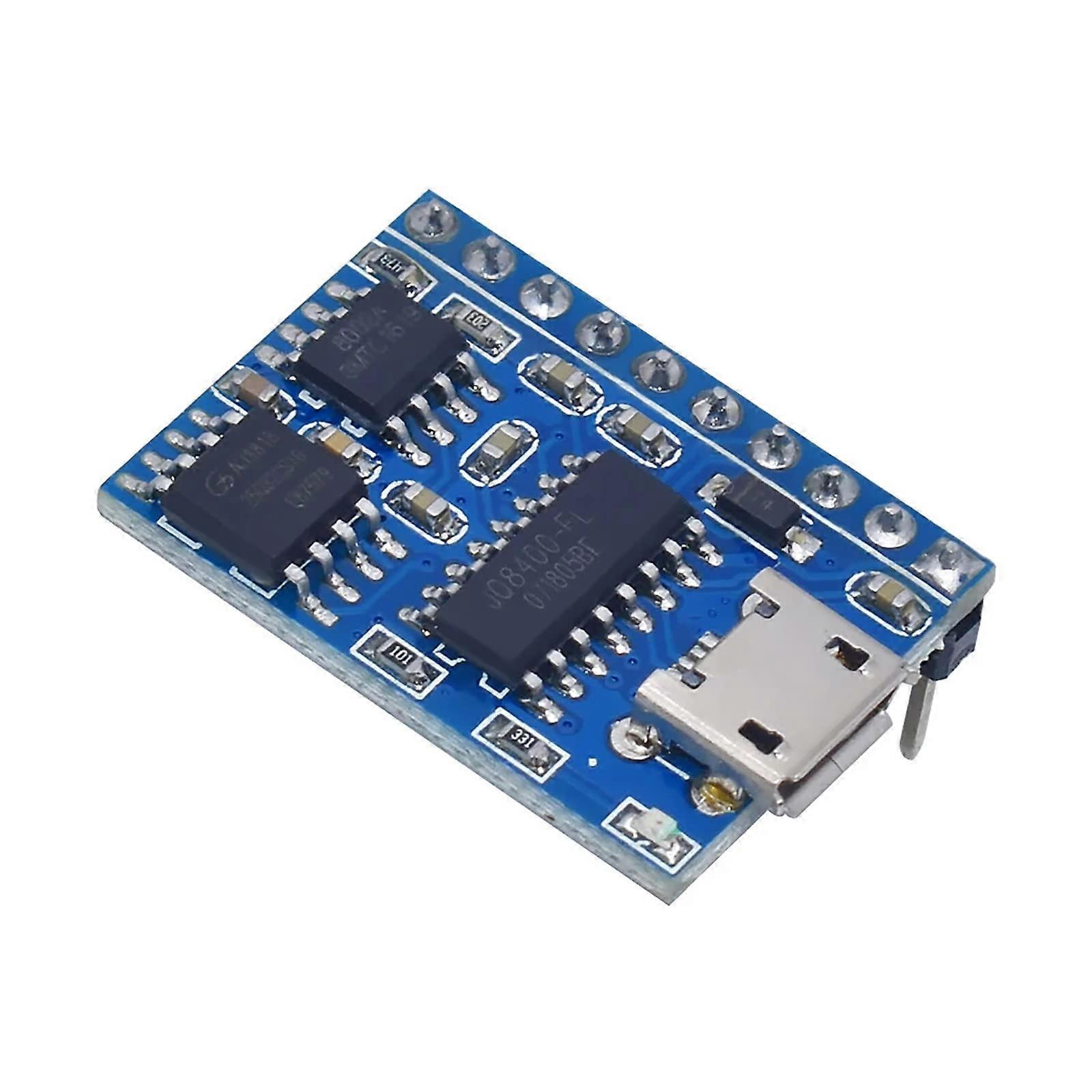 JQ8400-FL USB Programmable Motion Activated Greeting Card MP3 Player Sound Module with USB Serial Port and Recordable Features