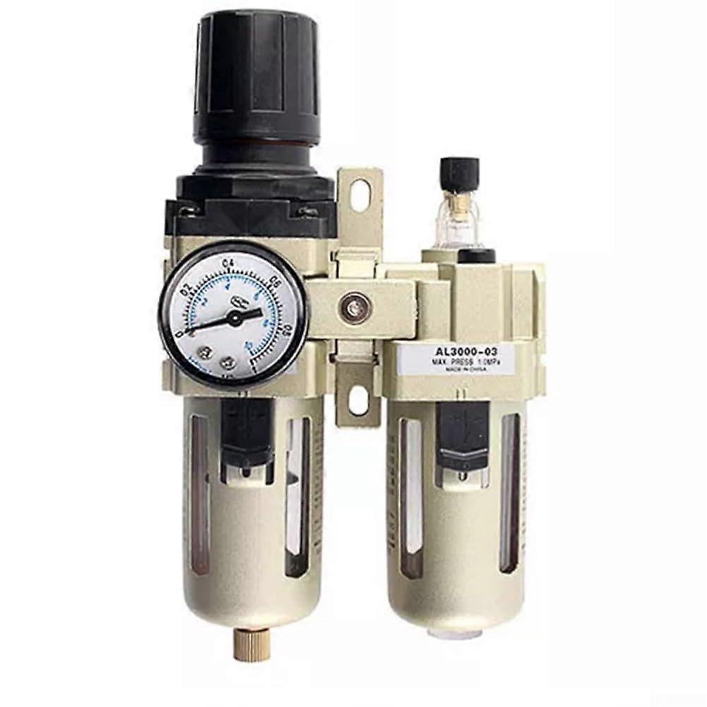 Air Compressor Filter Regulator with Oil Water Separator for Clean Dry Air and Extended Tool Life