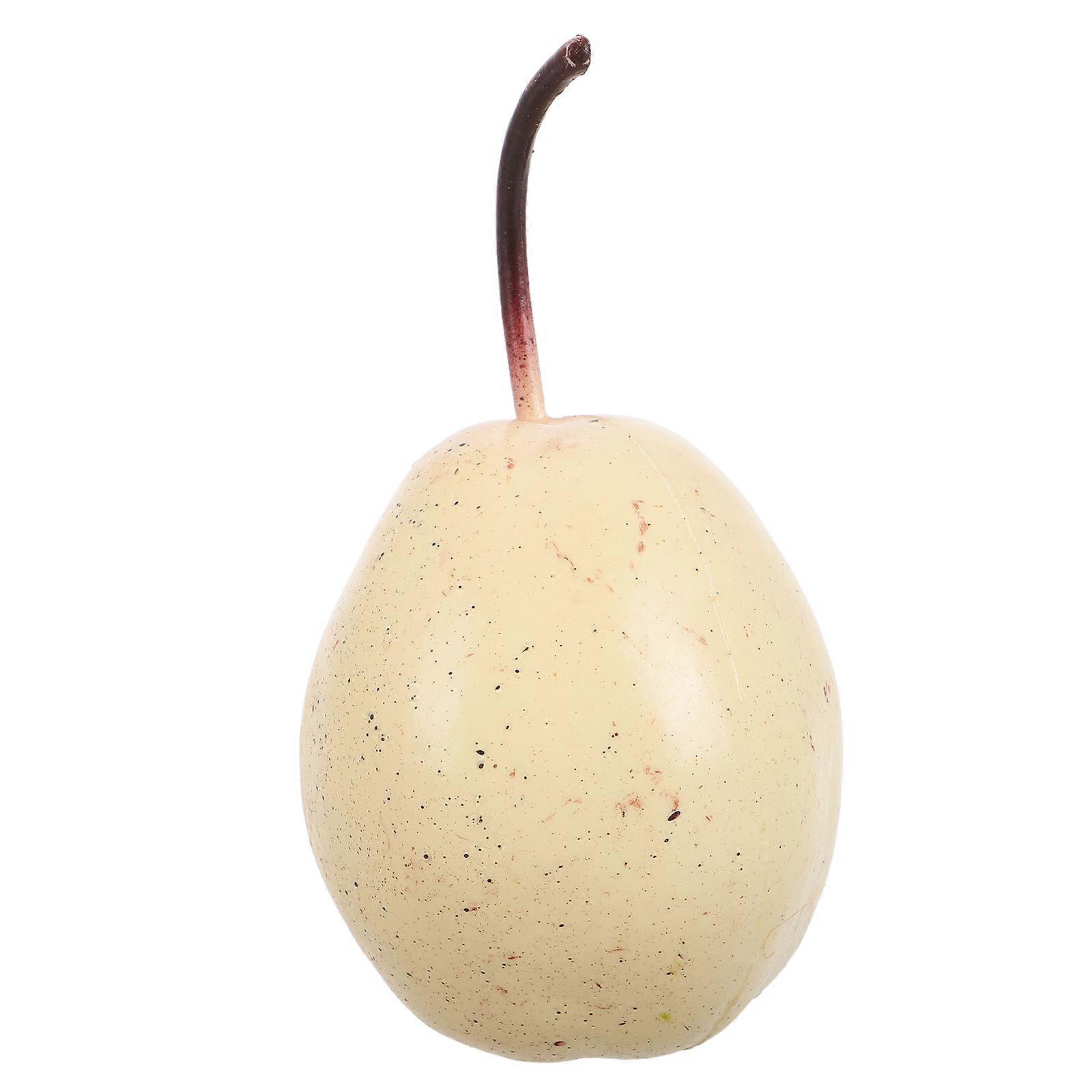 Fake Pears Artificial Yellow Pear for Decoration Plastic Model