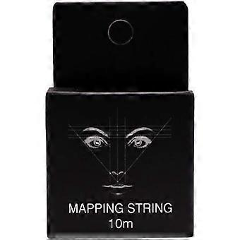 Black PreInked Eyebrow Mapping String 10 Meter for Precision Microblading and Makeup