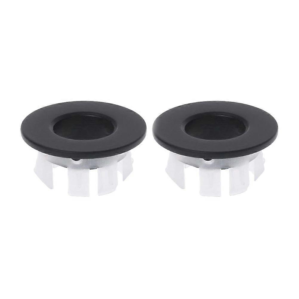 2pcs Sink Hole Overflow Cover Basin Sink Overflow Cover Bathroom Basin Insert