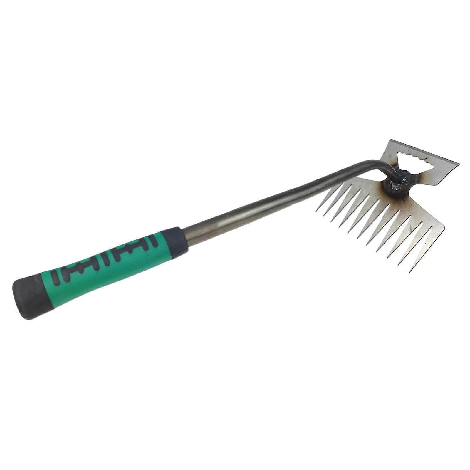 Weed Puller Tool Long Handle Heavy Duty Garden Root Removal with Ergonomic Grip for Backyard