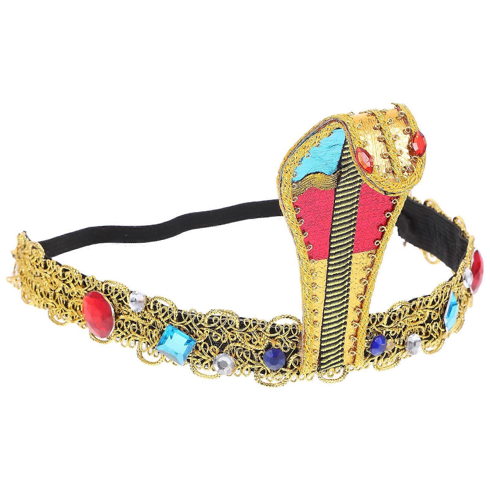 Snake Headband Egyptian Headpiece for Decor Lightweight Cloth Accessory