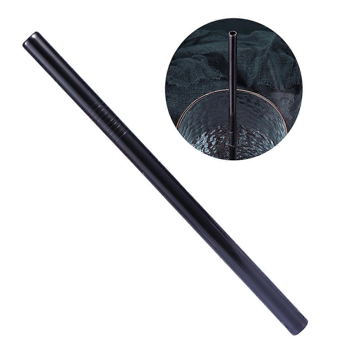 Stainless Steel Drinking Straw Straight Straw for Drinking 1Pcs Black