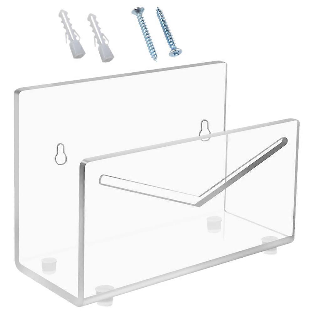 Clear Acrylic Mail Holder for Desk Organization 1Set Mail Storage Rack