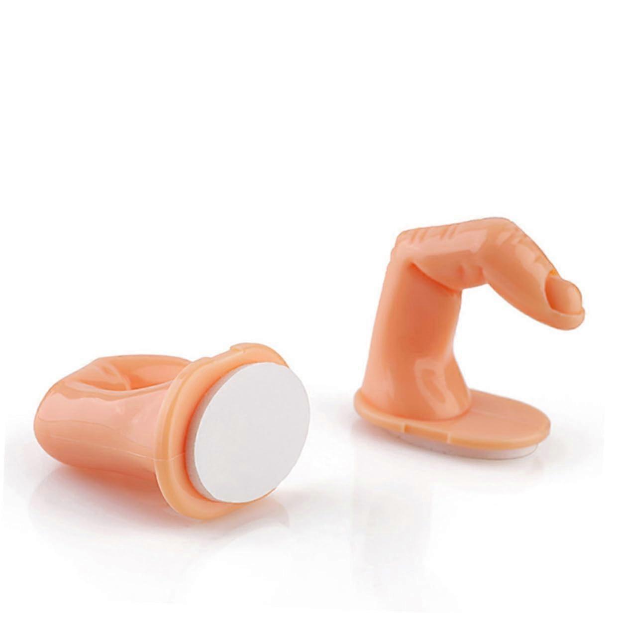 20pcs Reusable Nail Art Practice Finger for Beginners  Simulation Manicure Training