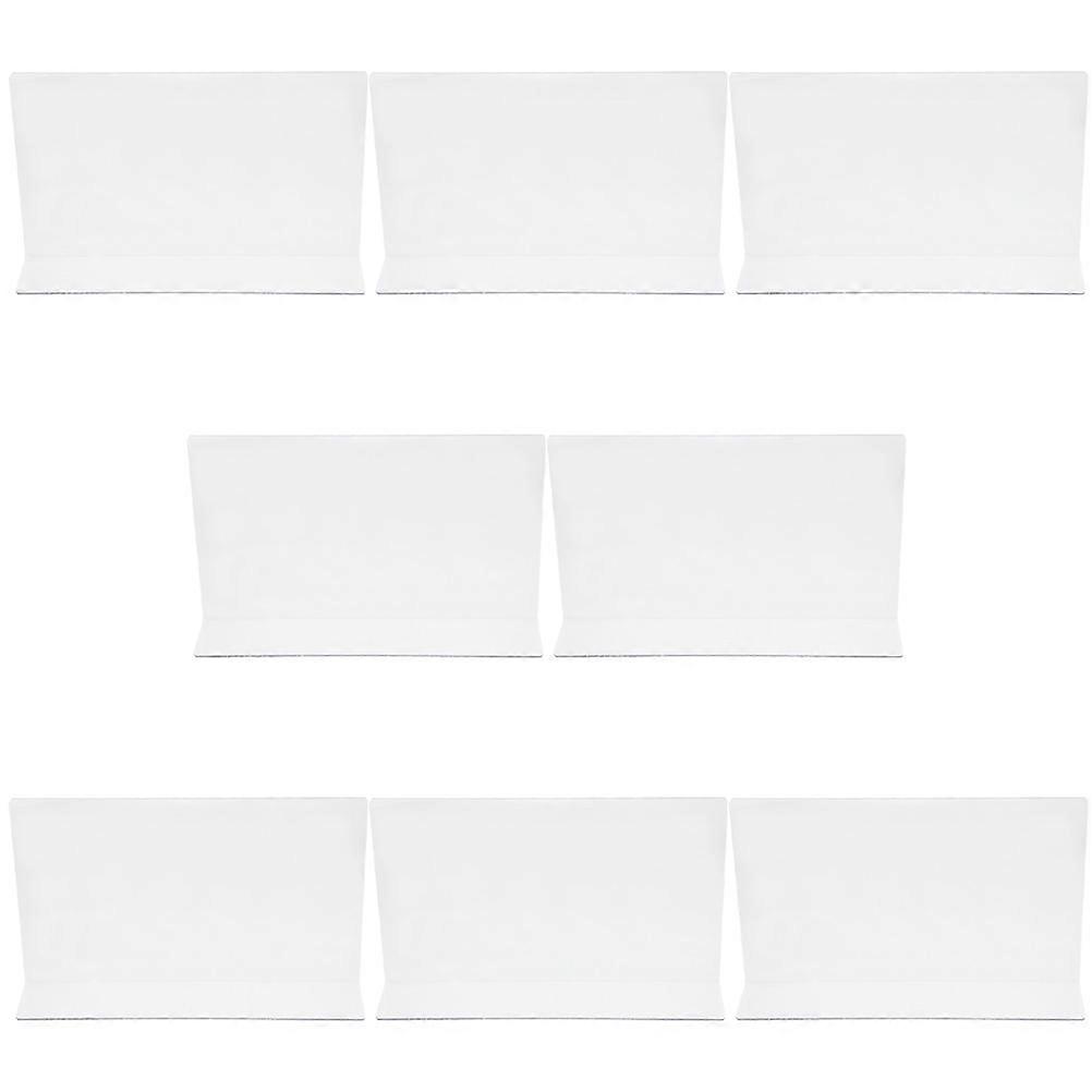 Clear Shelf Dividers Plastic for Closet Storage 48Pcs Set
